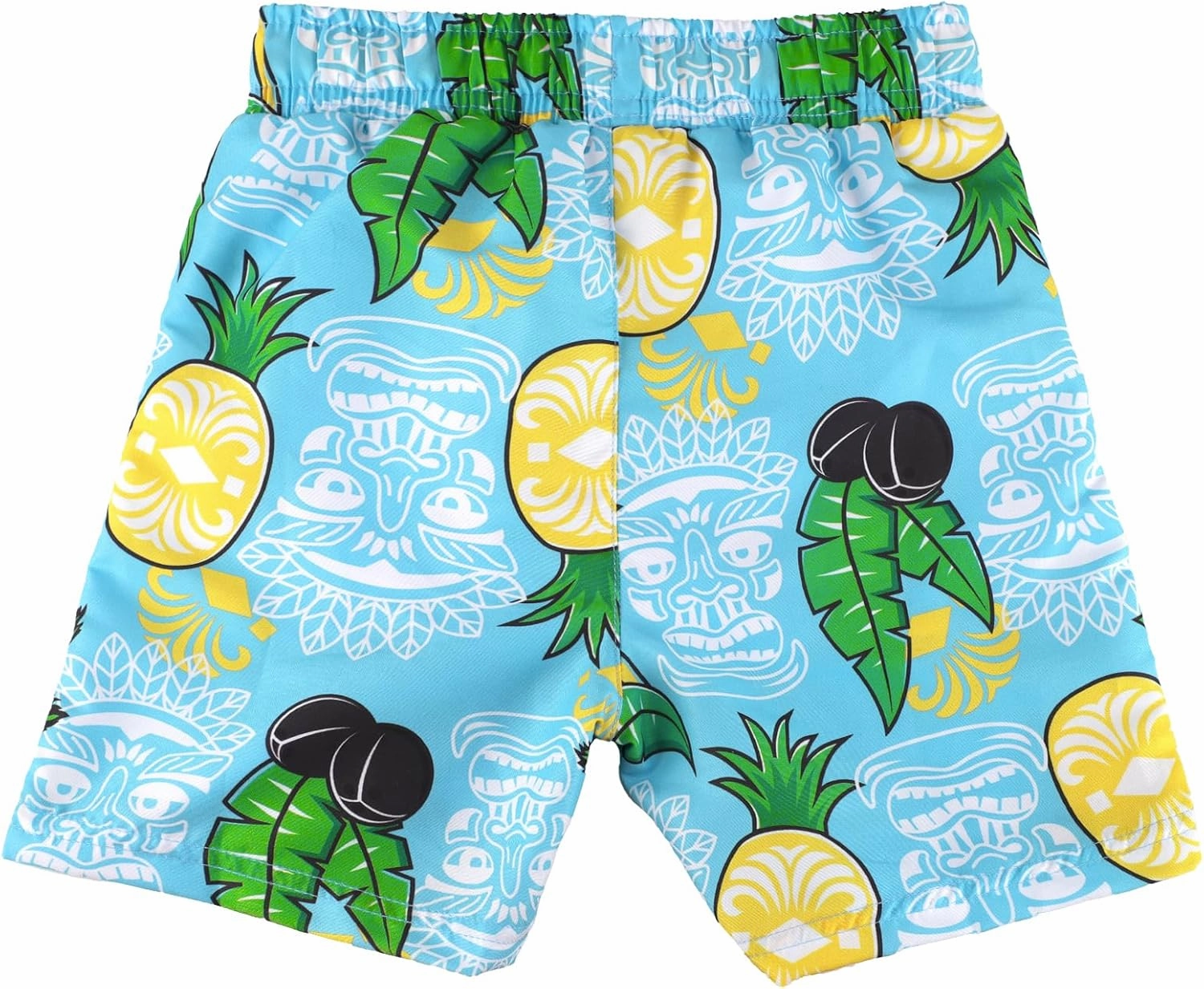 ESTAMICO Boys' Quick Dry Beach Swim Trunk Printed Board Shorts with Pockets