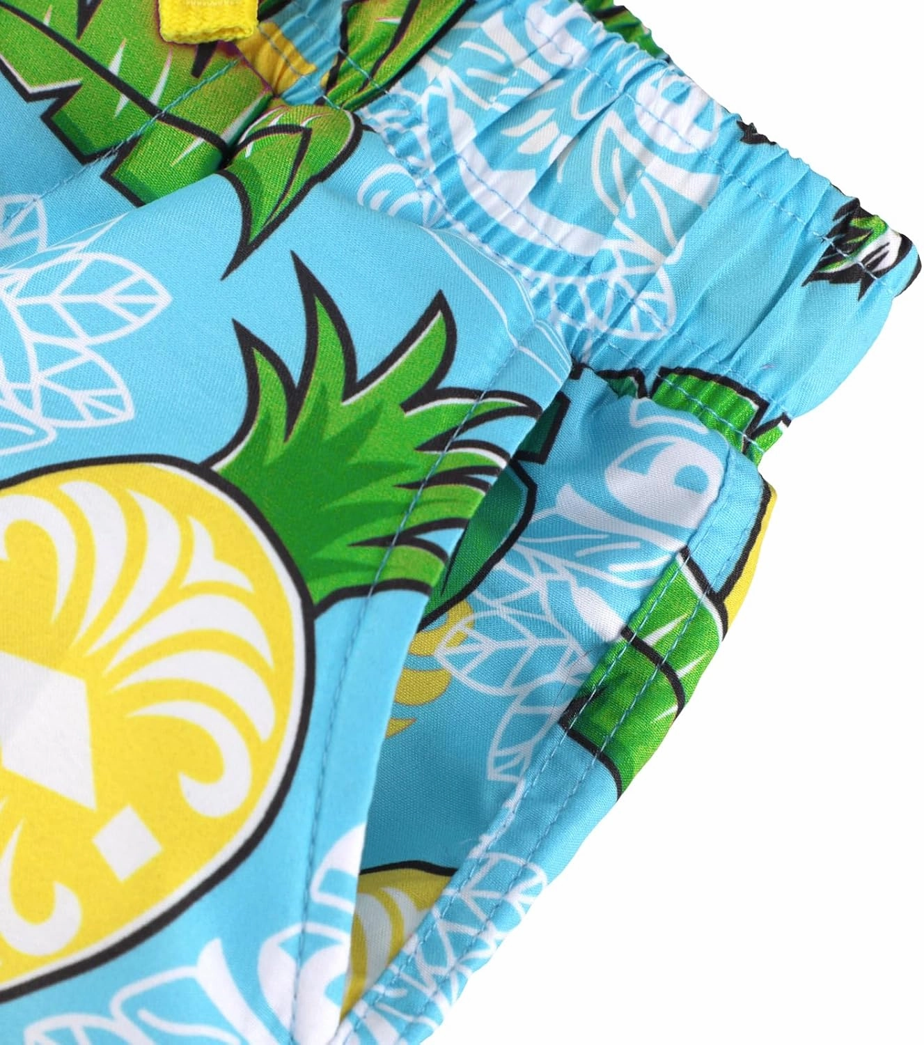 ESTAMICO Boys' Quick Dry Beach Swim Trunk Printed Board Shorts with Pockets