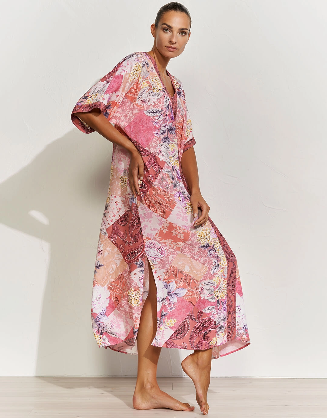 Euphoria Maxi Kaftan - Rose Infusion