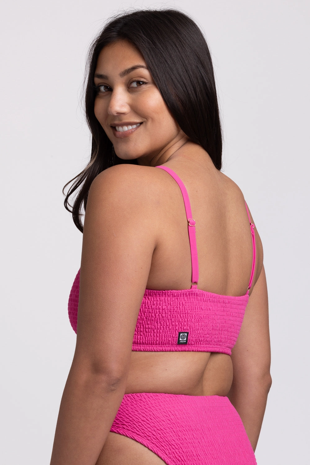 Eva Smocked Bikini Top - Snapdragon