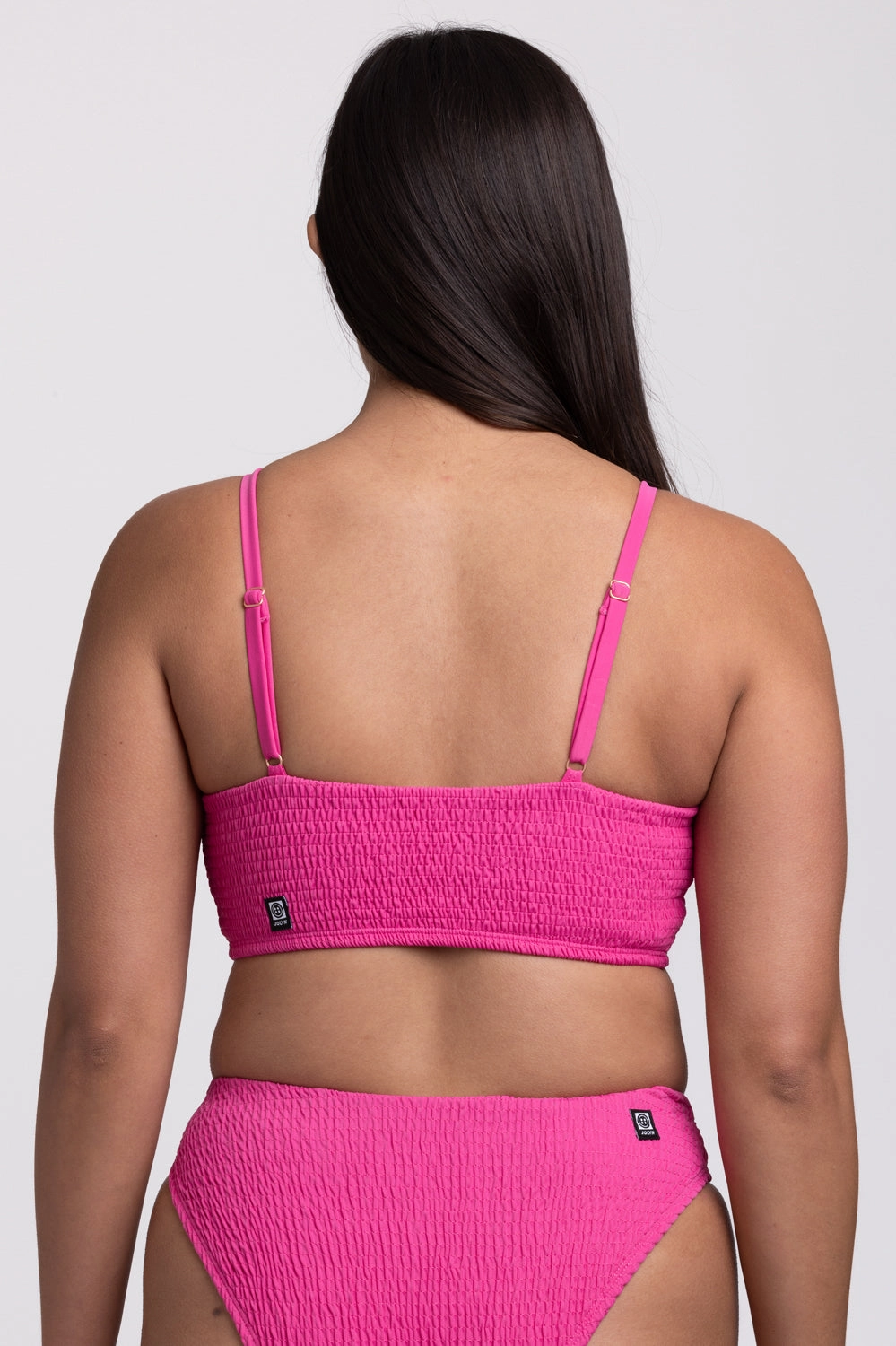 Eva Smocked Bikini Top - Snapdragon