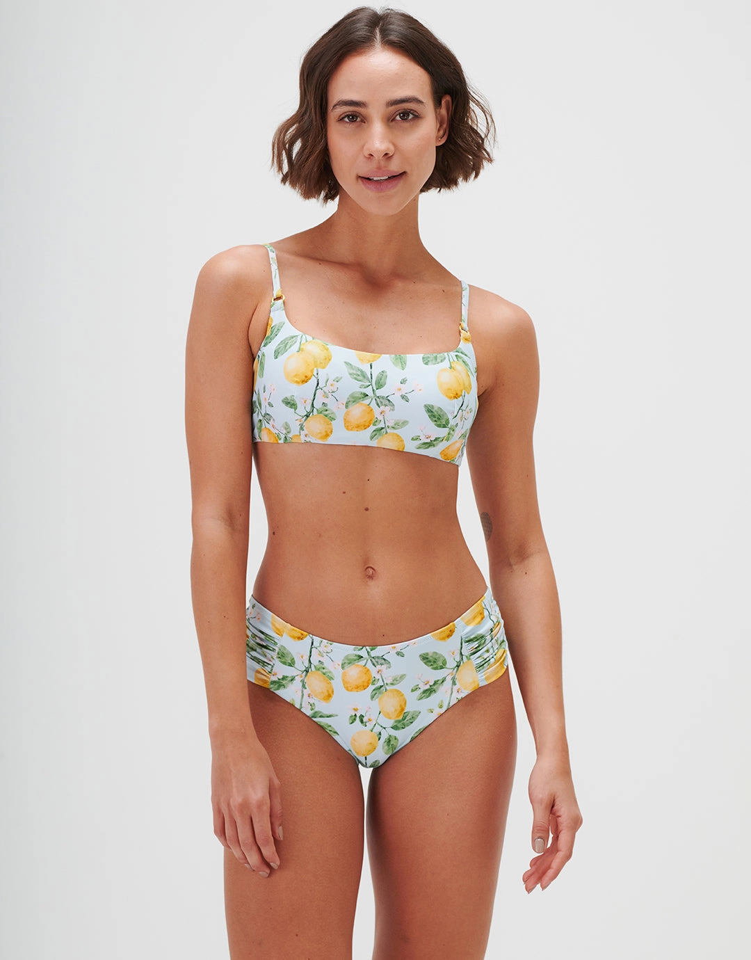 Fior di Limone Bralette Bikini Top - Sorrento Sky