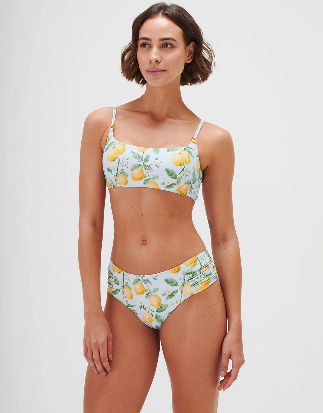 Fior di Limone Bralette Bikini Top - Sorrento Sky