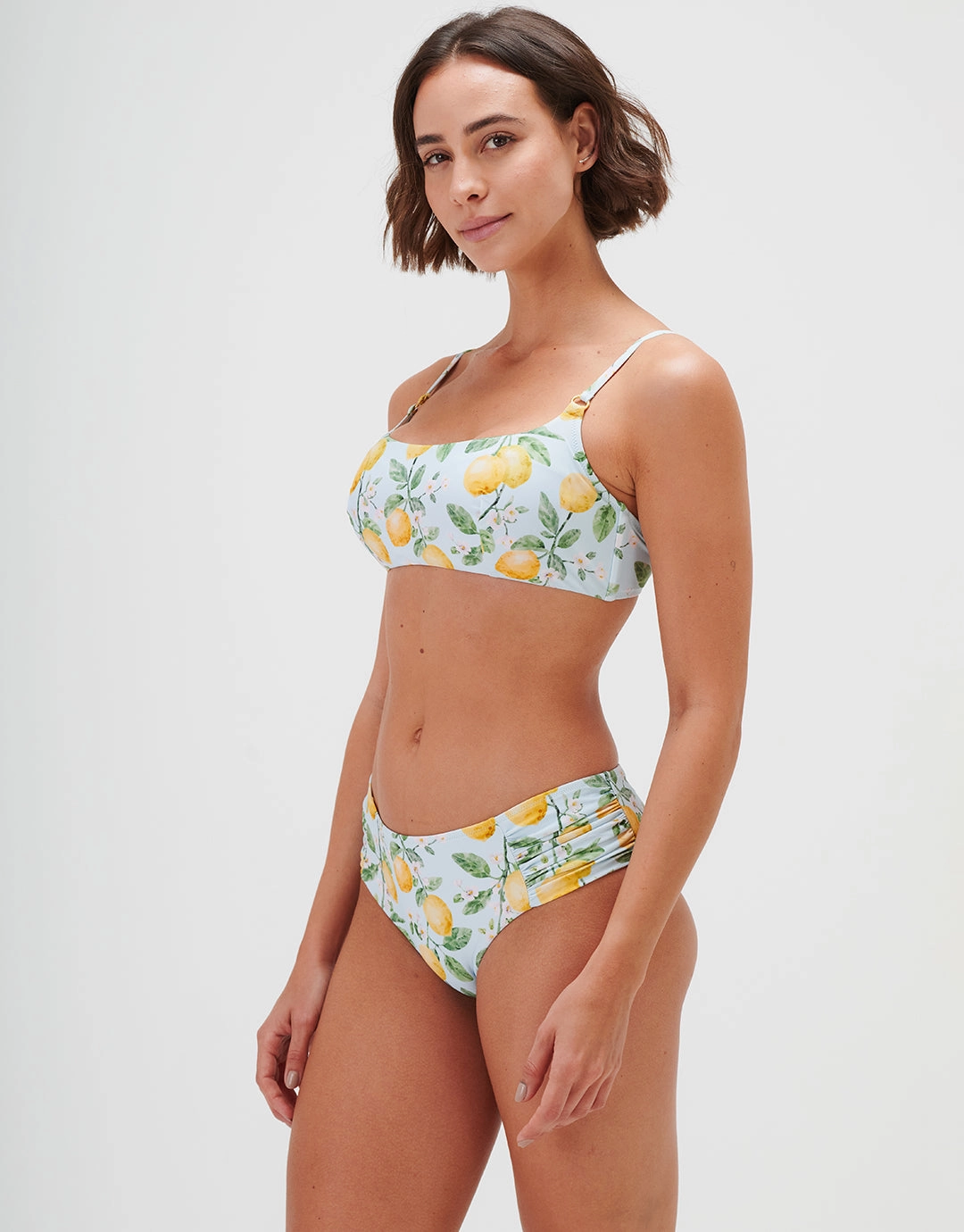 Fior di Limone Bralette Bikini Top - Sorrento Sky