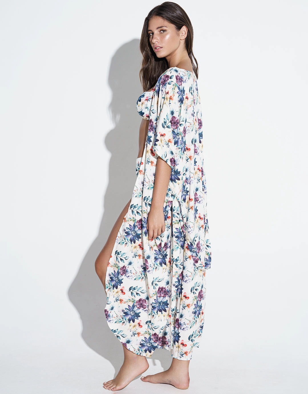 Fleur Sifnos Dress - White Floral