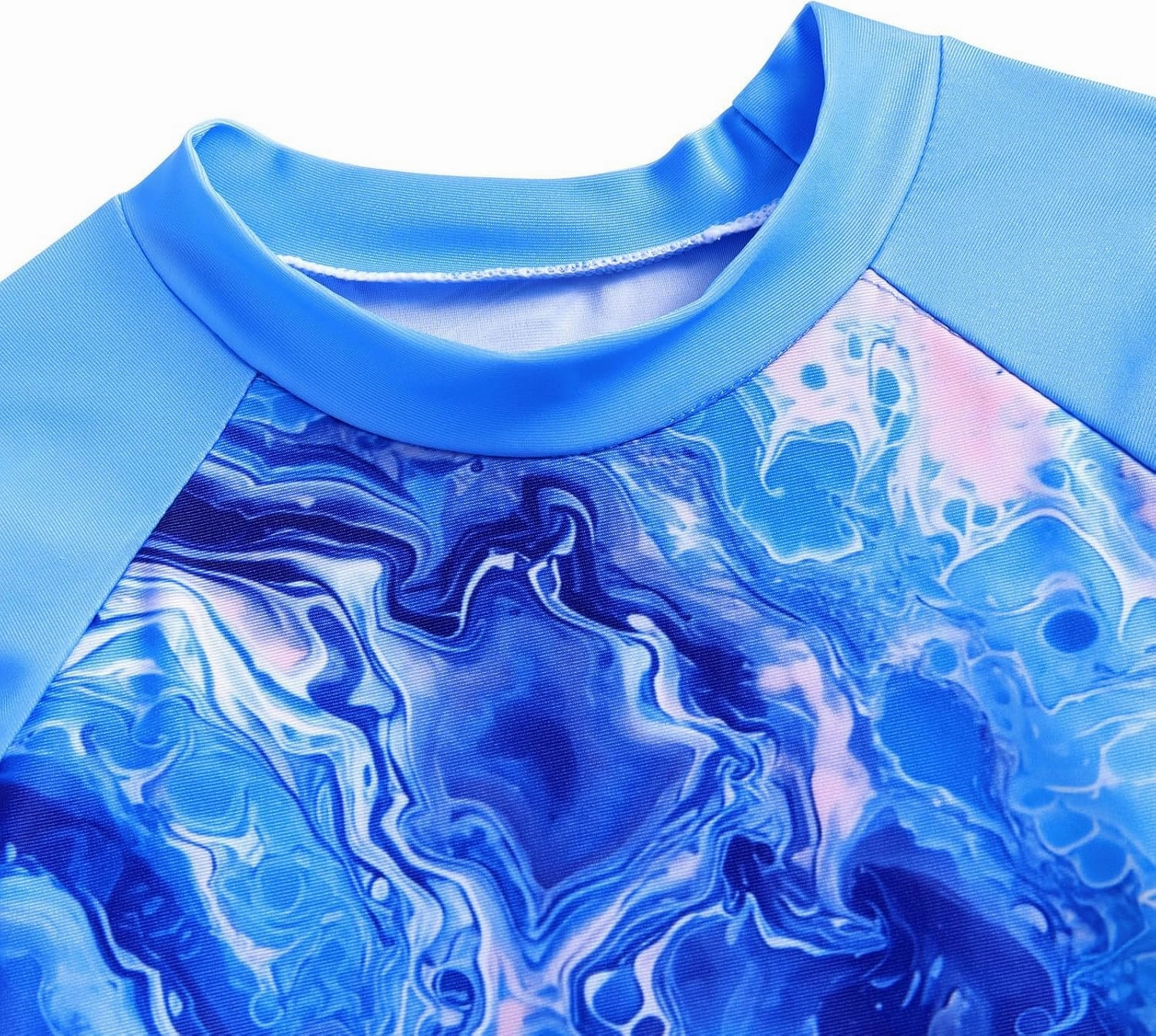 Funnycokid Girls Swimsuit 3 Pieces Long Sleeve Rash Guard Set Tankini Bathing Suits Summer Kids Swimwear 3-10 Years