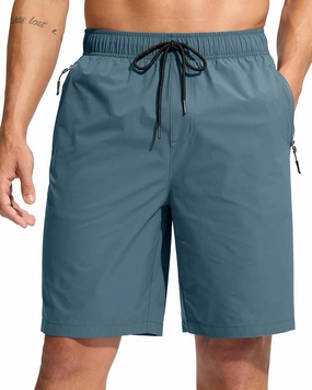 G Gradual Men's Swim Trunks 9" Quick Dry Swimming Board Shorts with Zipper Pockets Swimwear Bathing Suit for Men No Liner
