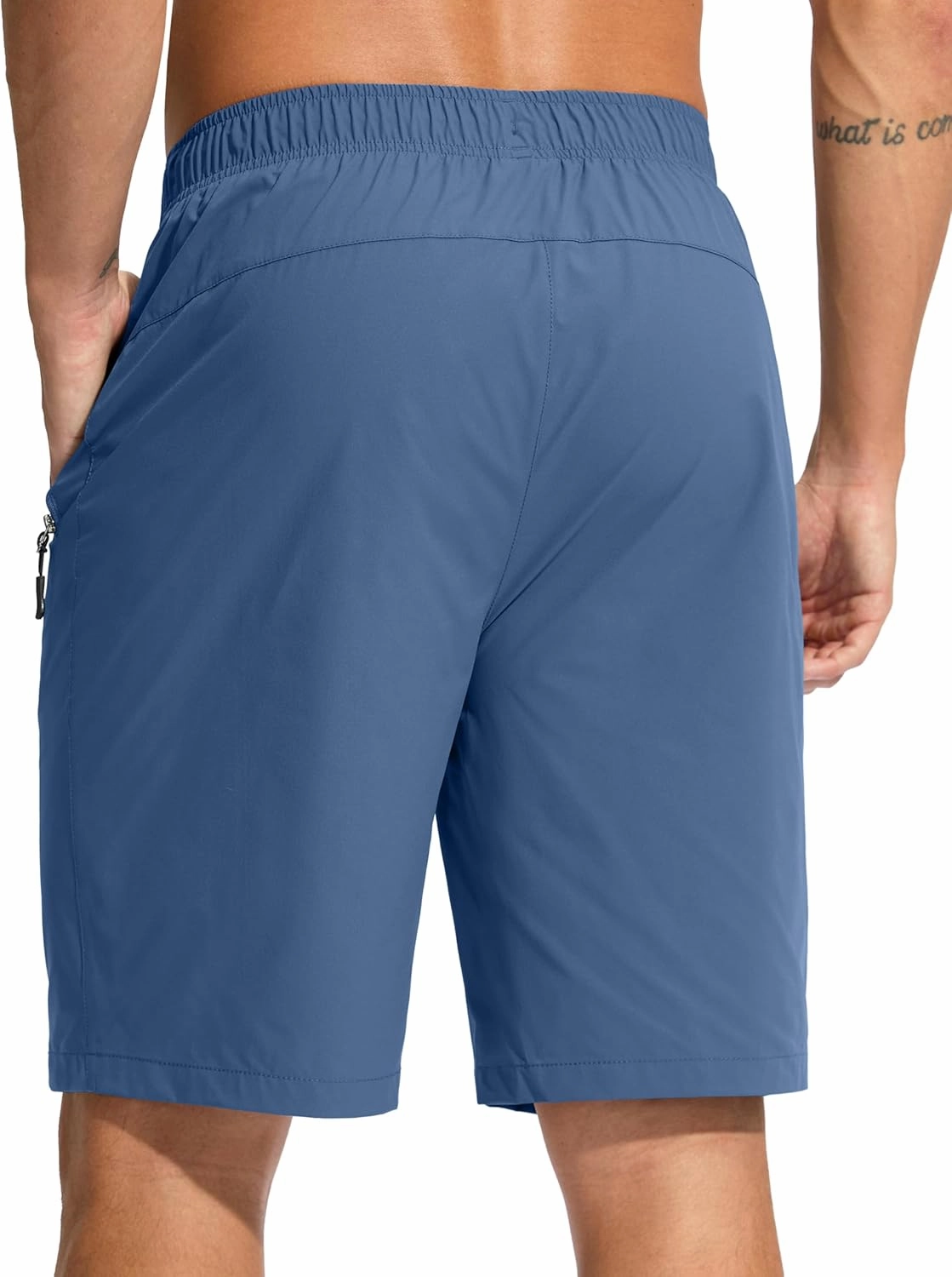 G Gradual Men's Swim Trunks 9" Quick Dry Swimming Board Shorts with Zipper Pockets Swimwear Bathing Suit for Men No Liner