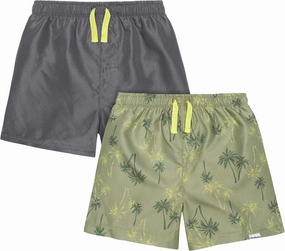 Gerber Baby Boys' Toddler 2-Pack Swim Trunks