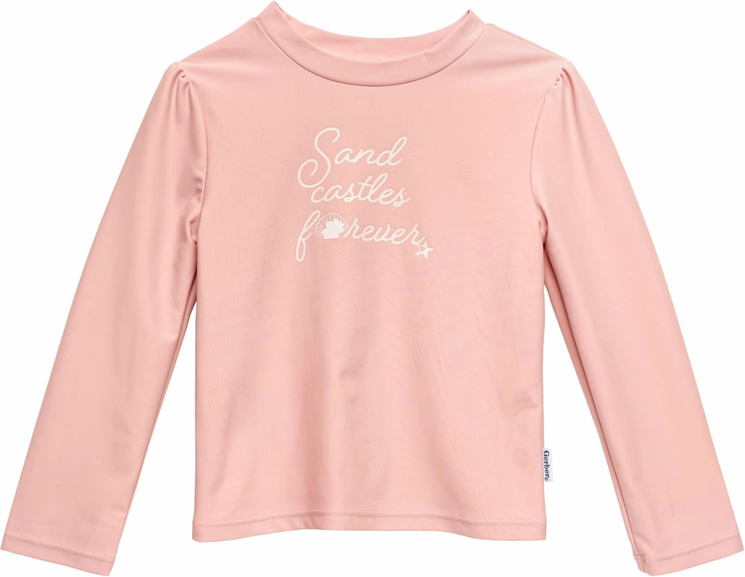 Gerber Girls' Baby Toddler Long Sleeved Rashguard Swim Bathing Suit Set