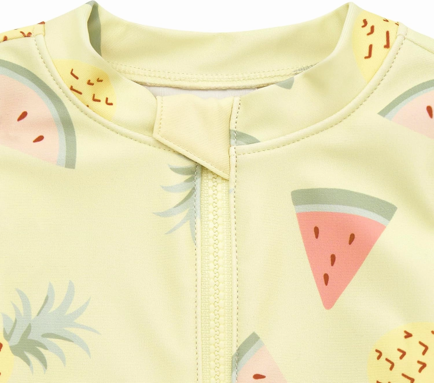 Gerber Girls' Toddler Long Sleeve One Piece Rashguard Swimsuit