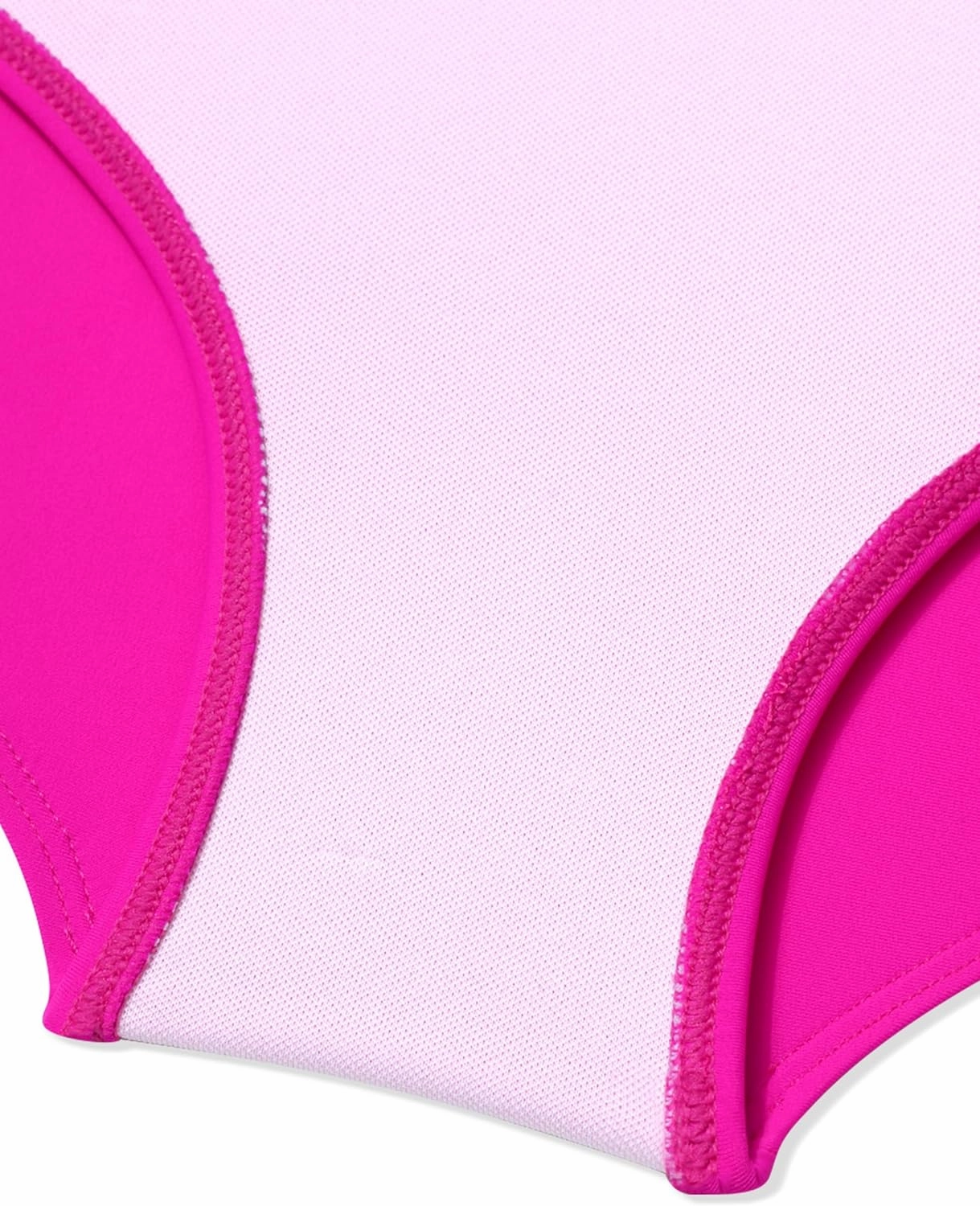 Girl Swimsuit One Piece Cutout Ruched Bathing Suit for Girls V-Neck Color Block Adjustable Straps Pad Swimwear 9-16y