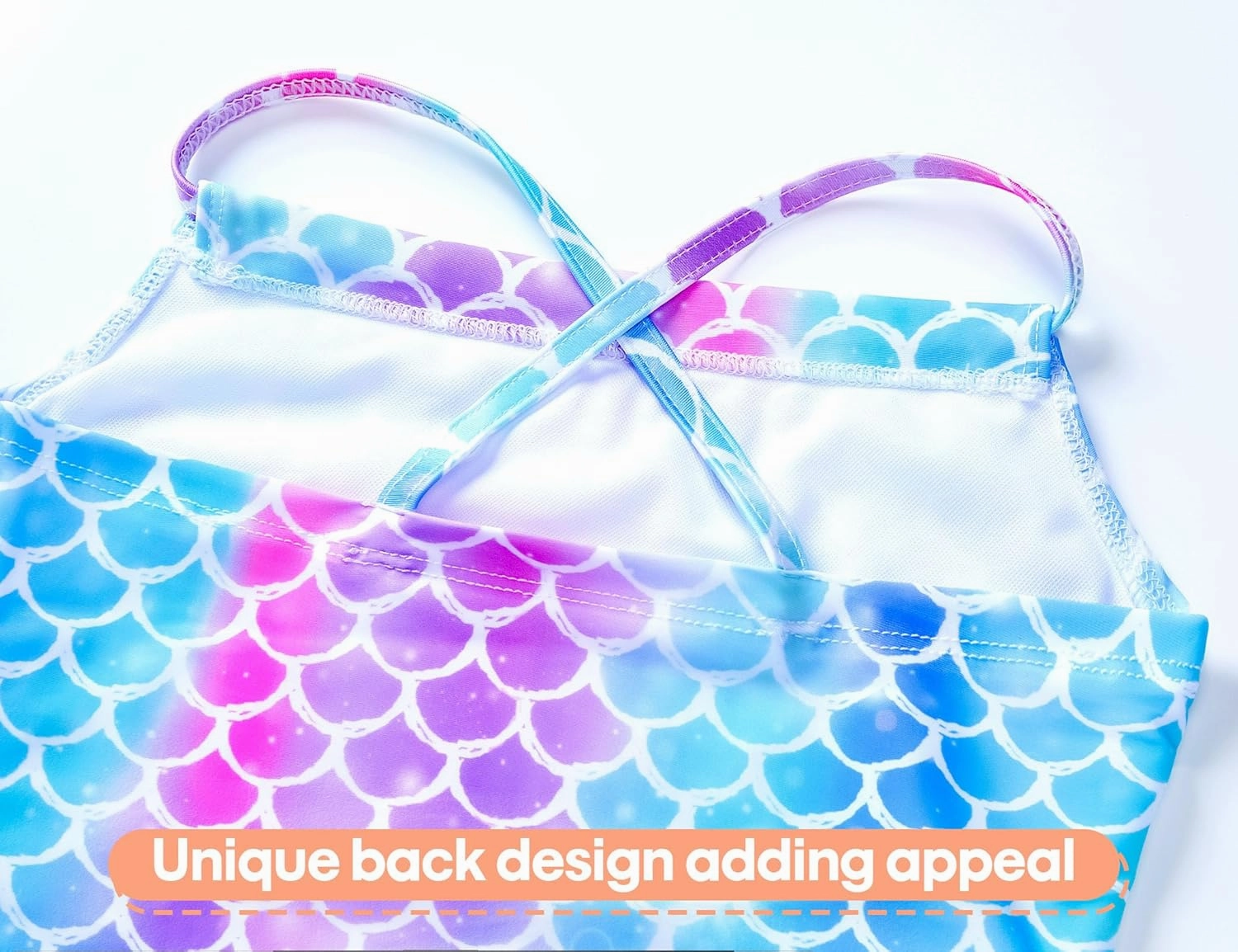 Girls Bathing Suits UPF 50  Swimsuits Quick-Dry Cross-Strap for Toddlers & Kids 3-12T Sleeveless Sun Protection