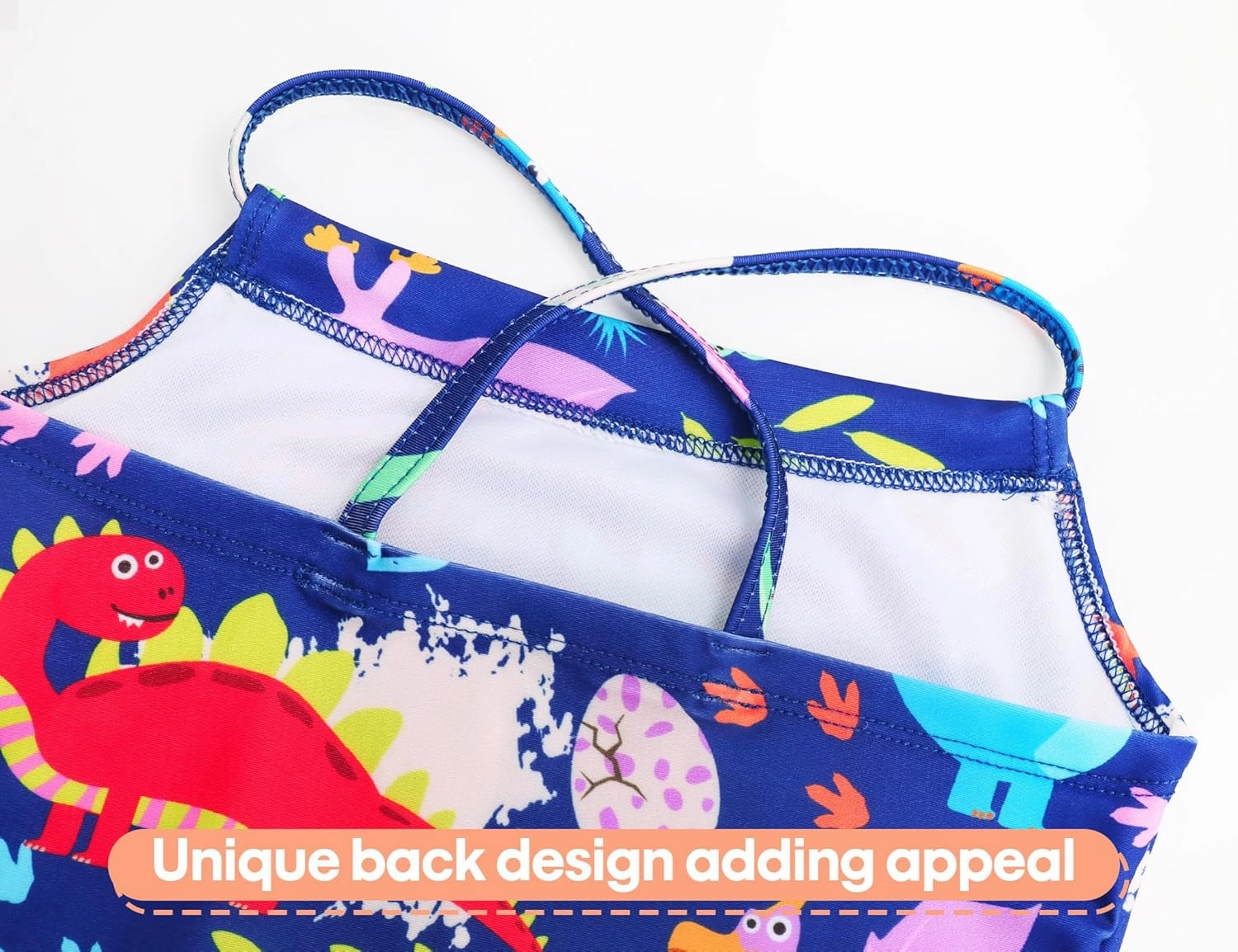 Girls Bathing Suits UPF 50  Swimsuits Quick-Dry Cross-Strap for Toddlers & Kids 3-12T Sleeveless Sun Protection