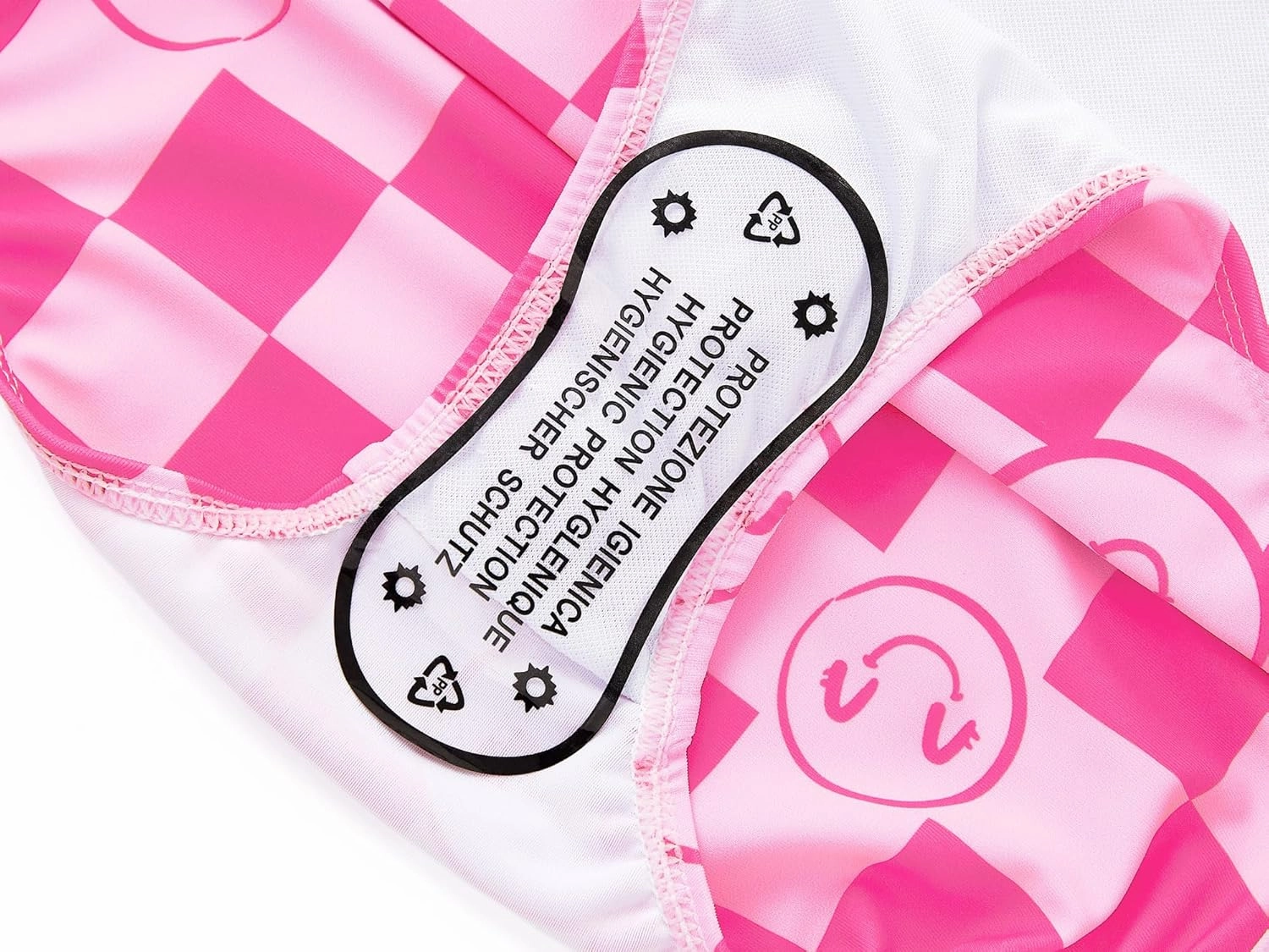 Girls One Piece Swimsuit - Adjustable Strap, Checked Face & Mermaid Print Toddler Ruffle Bathing Suit Size 2T-10