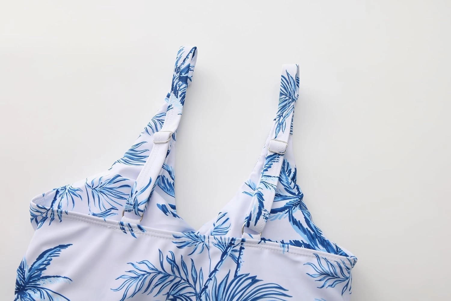 Girls One Piece Swimsuit with Cover Up Skirt Cut Out Bathing Suit Swimwear 8-15Y