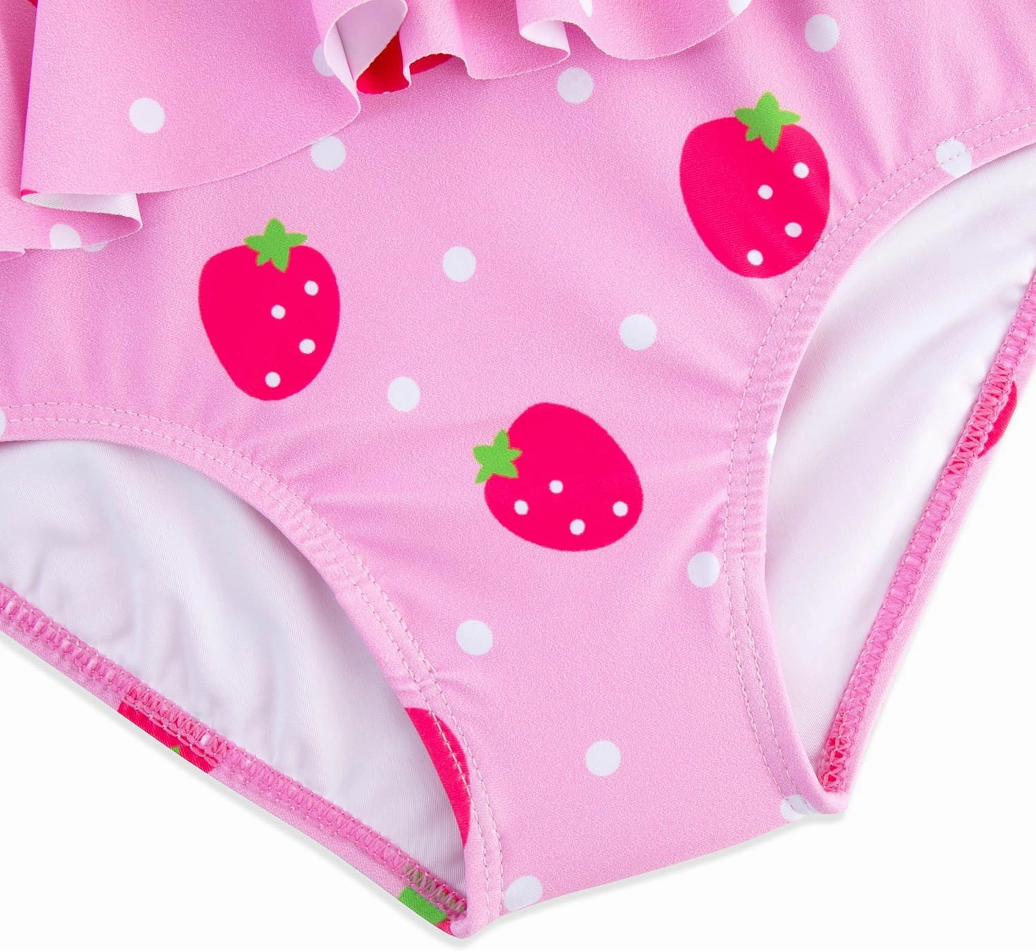 Girls One Piece Swimsuits Cute Ruffles Swimming Bathing Suit with Adjustable Straps Beach Pool Kids Swimwear 3T-12
