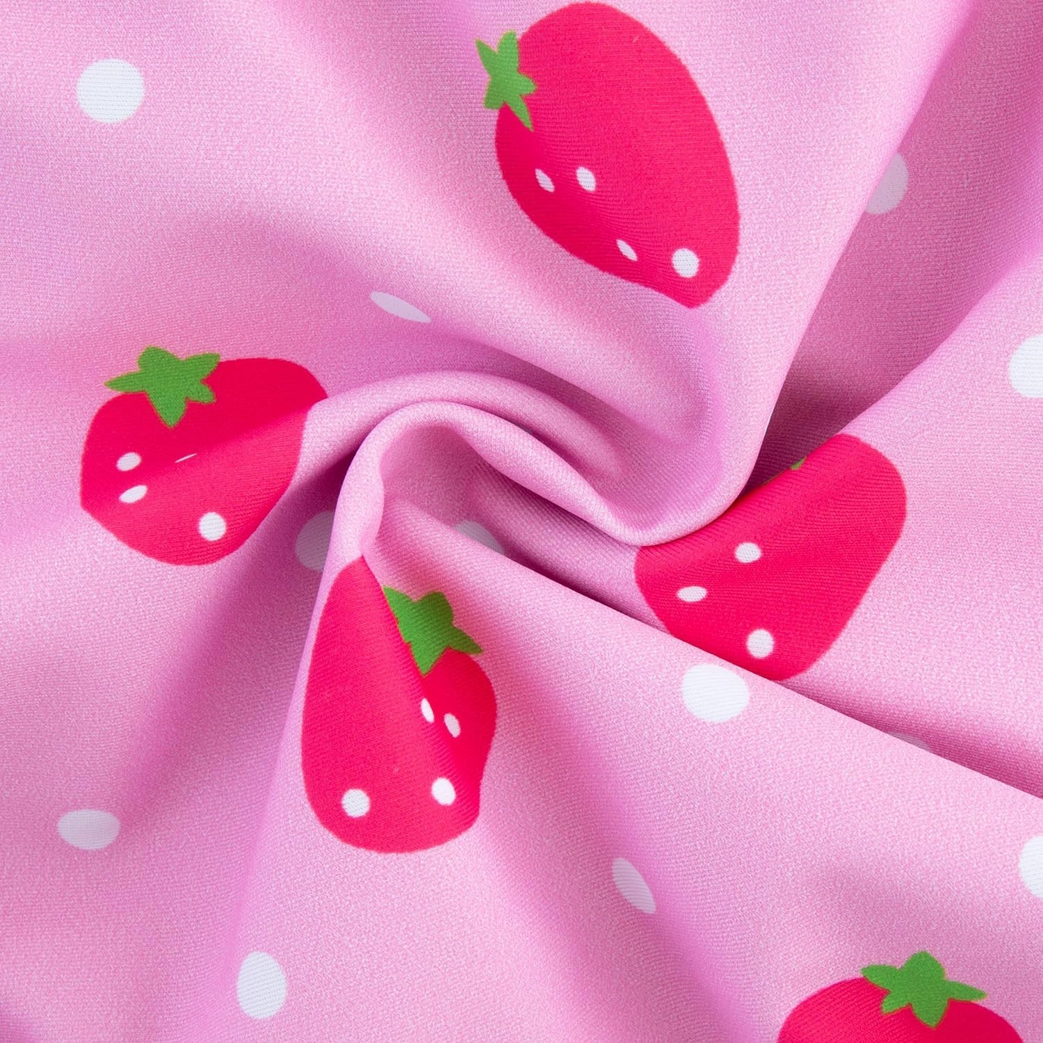 Girls One Piece Swimsuits Cute Ruffles Swimming Bathing Suit with Adjustable Straps Beach Pool Kids Swimwear 3T-12