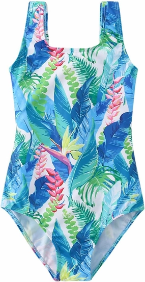Girls One Piece Swimsuits Mermaid Quick Dry Bathing Suit Beach Bowknot Backless Swimwear Toddler Swimsuit Kids 4-10Y