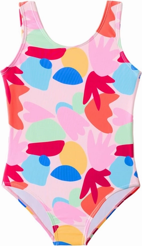 Girls One Piece Swimsuits Toddler Bathing Suit Little Kids Cute Swimwear Quick Dry Striped Ruffle Floral Size 2-10T