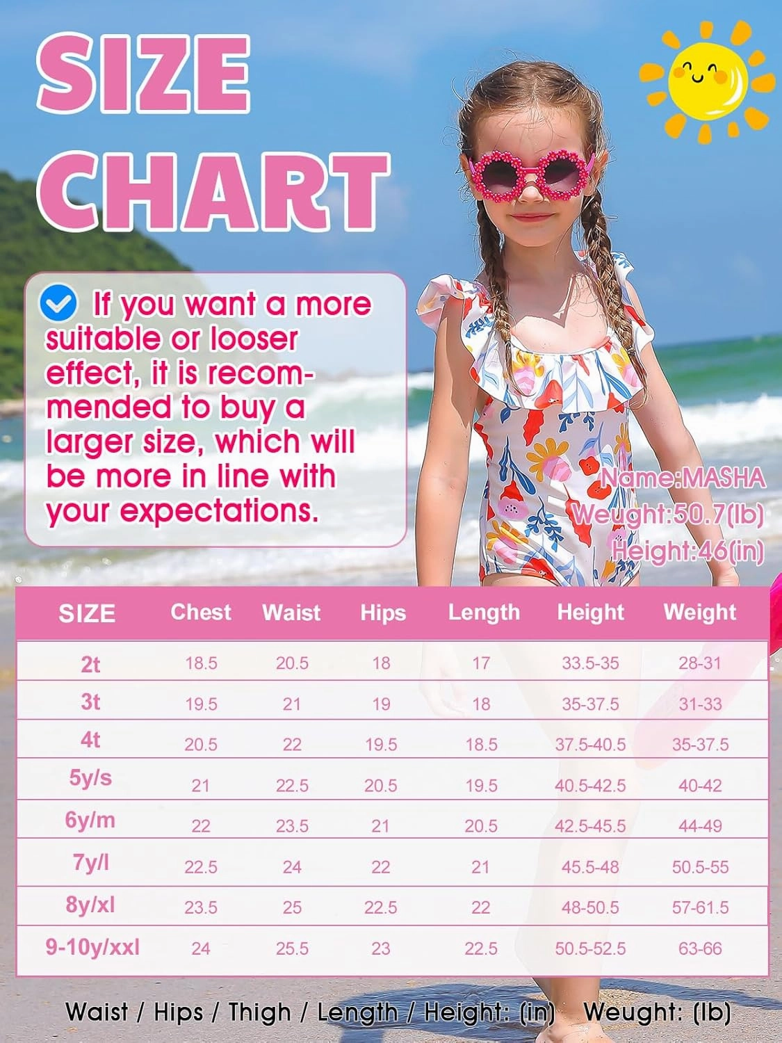 Girls One Piece Swimsuits Toddler Bathing Suit Little Kids Cute Swimwear Quick Dry Striped Ruffle Floral Size 2-10T