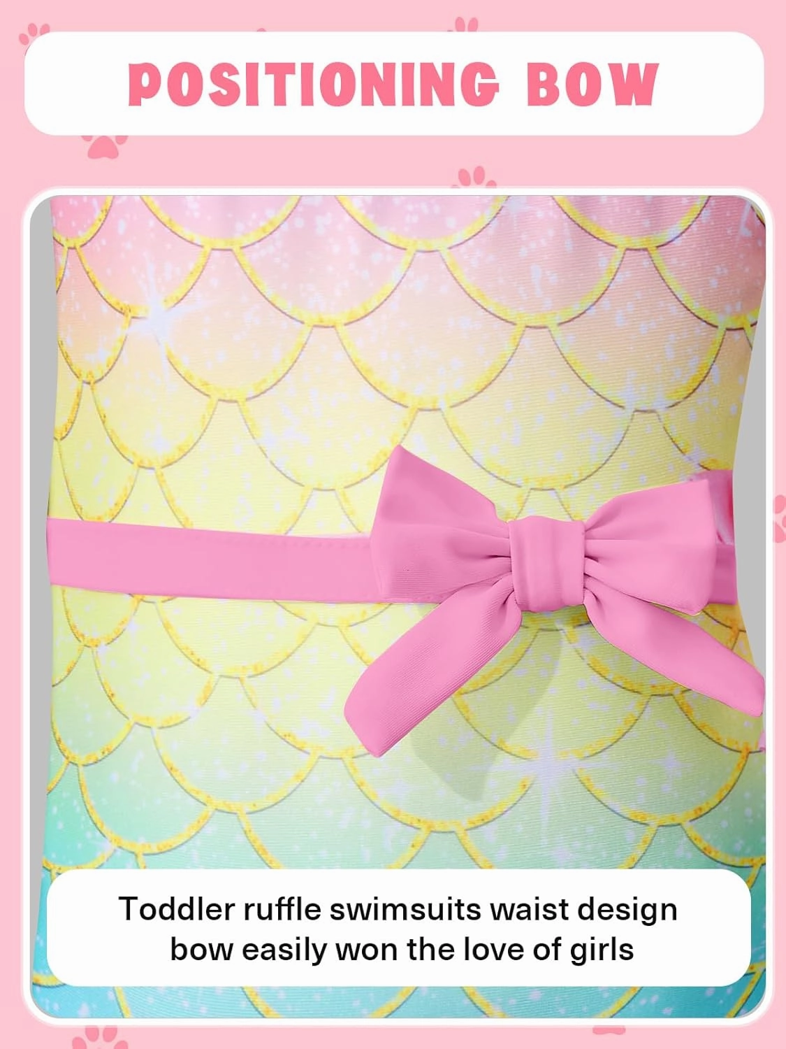 Girls One Piece Swimsuits Toddler Cute Ruffle Bathing Suits Quick Dry Beach Swimwear Size 1-5 Years