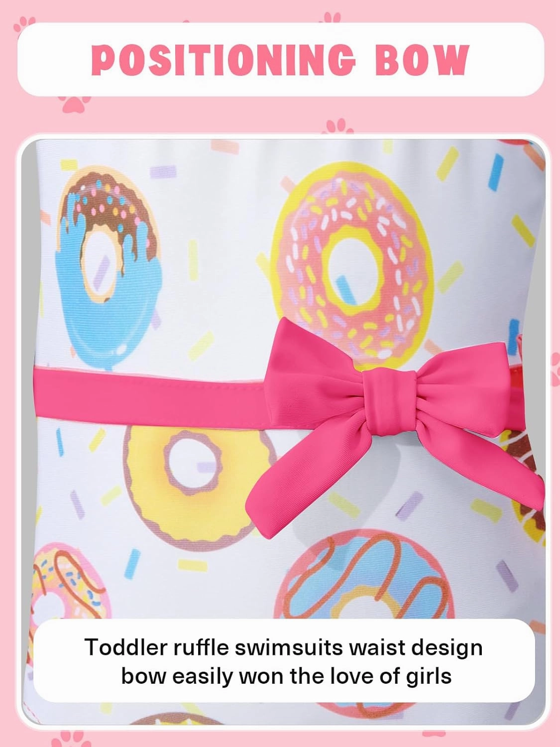 Girls One Piece Swimsuits Toddler Cute Ruffle Bathing Suits Quick Dry Beach Swimwear Size 1-5 Years