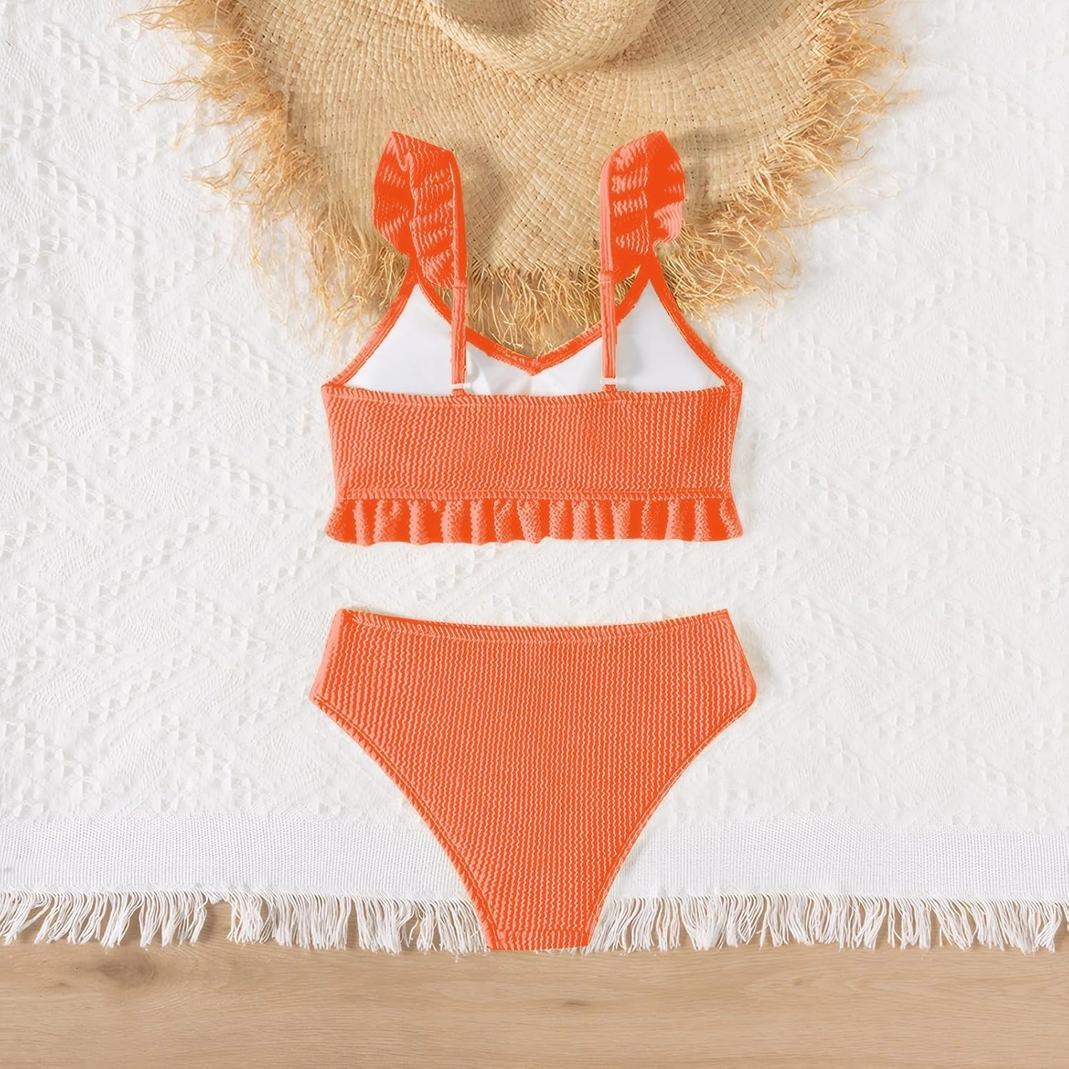 Girls Swimsuit, 2 Piece Bikini Bathing Swimwear 7-16Y