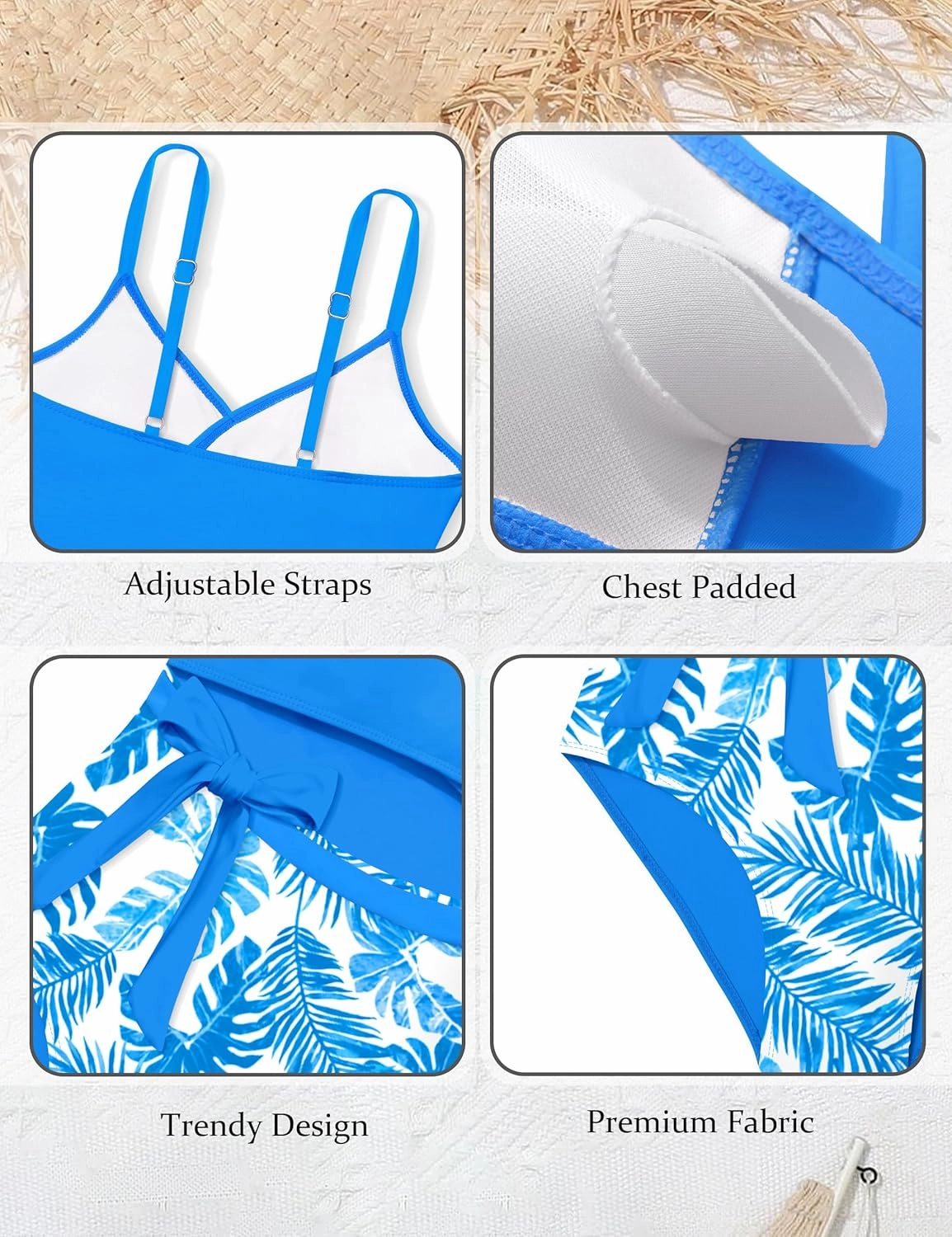 Girls Swimsuit Cutout One-Piece Bathing Suit V-Neck Swimsuits for Teens Cute Swimwear with Drawstring Cover Up 9-18y