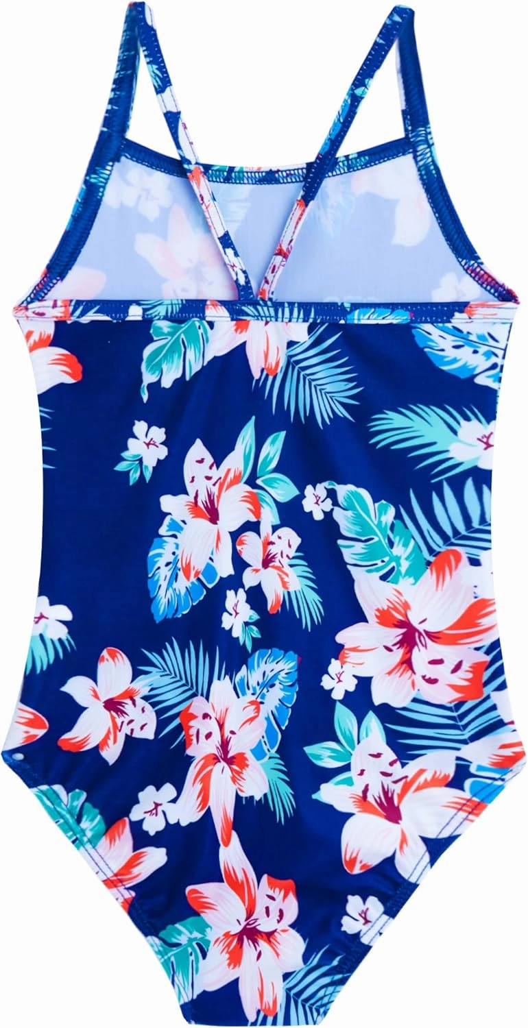 Girls Swimsuit One Piece Bathing Suit Kids' Swimwear Quick Dry Summer Beach