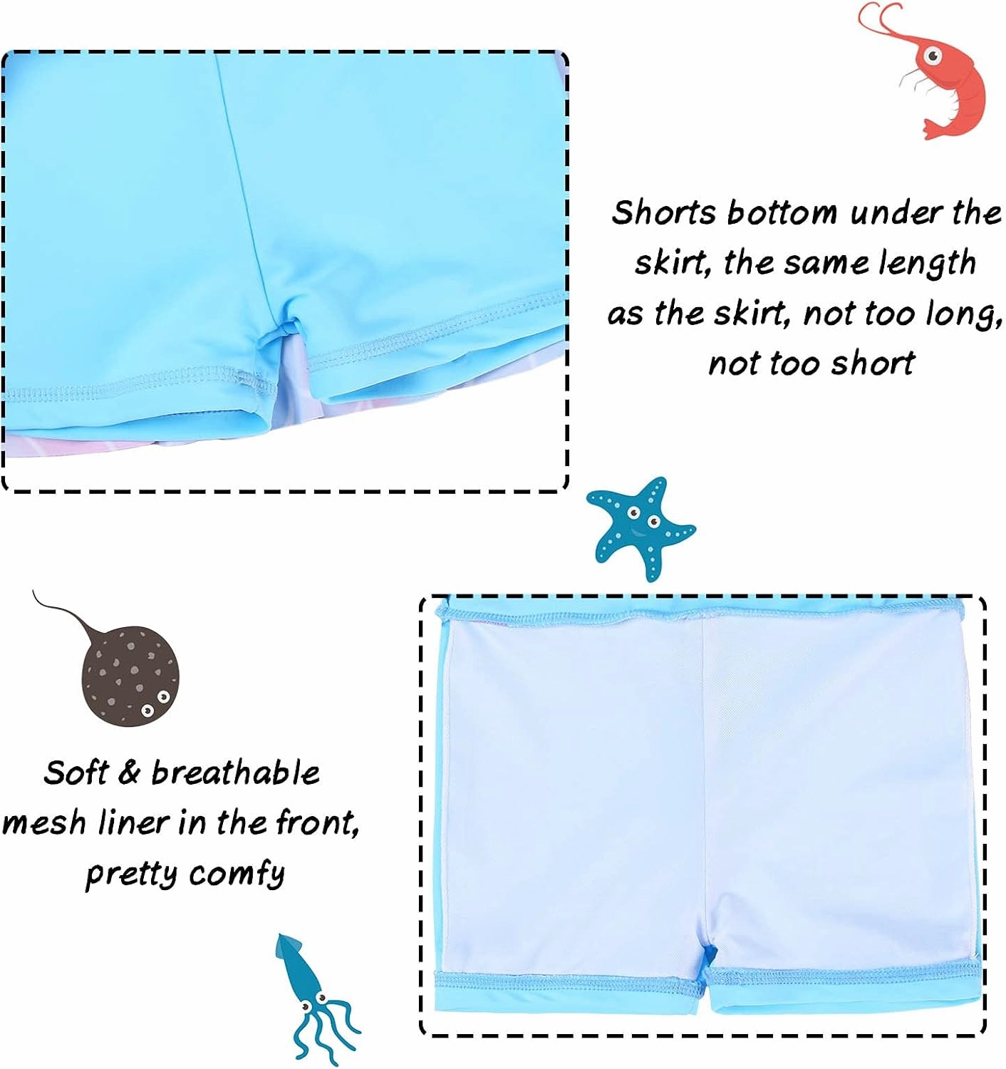 Girls Swimsuit One Piece UPF 50  Floral Skirted Bathing Suit Modest Beach Swim Dress 3-11 Years