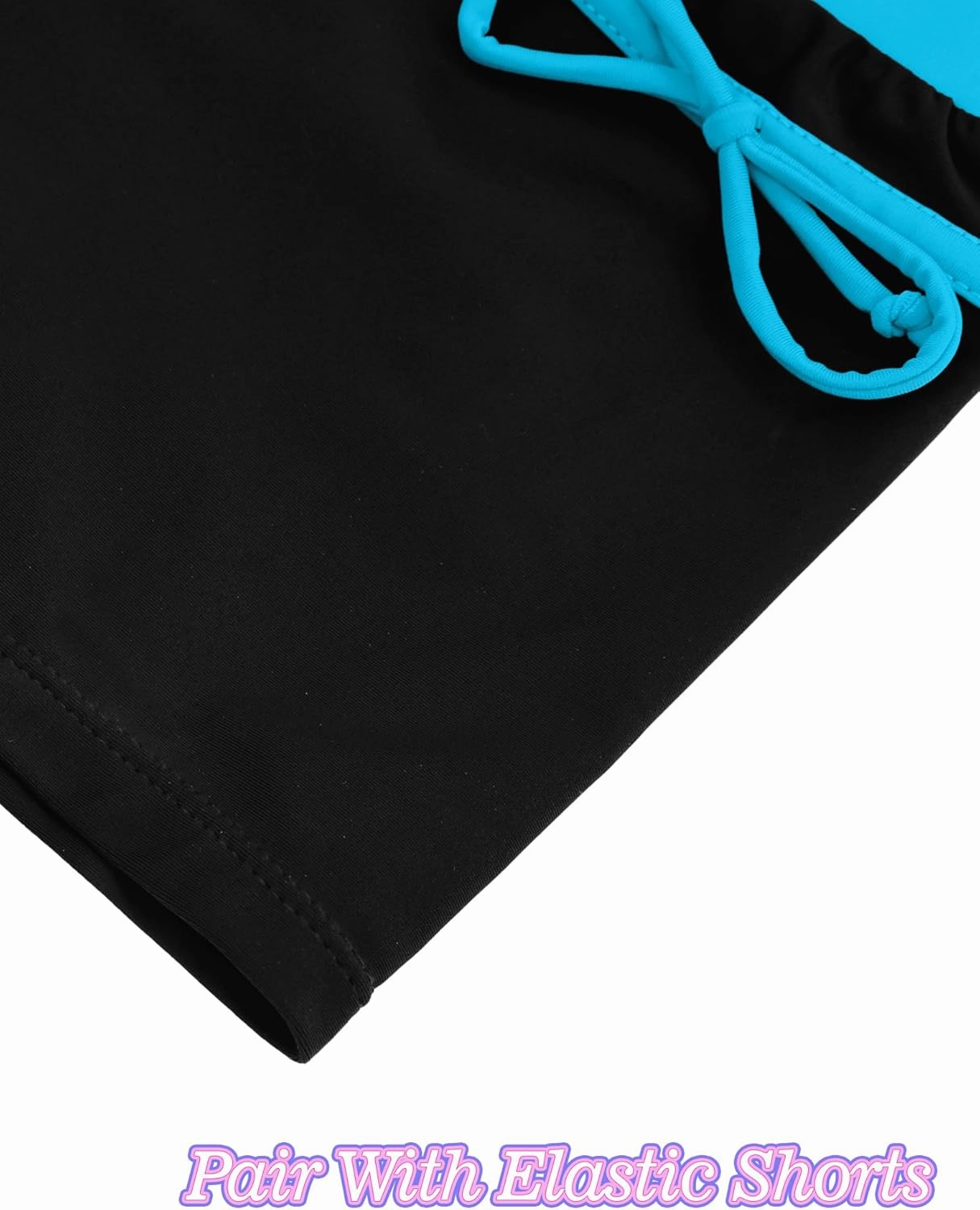 Girls Swimsuits 2 Piece Summer Boyshort Bathing Suit Rash Guard Swimwear for Kids Child Beach with Sun Protection