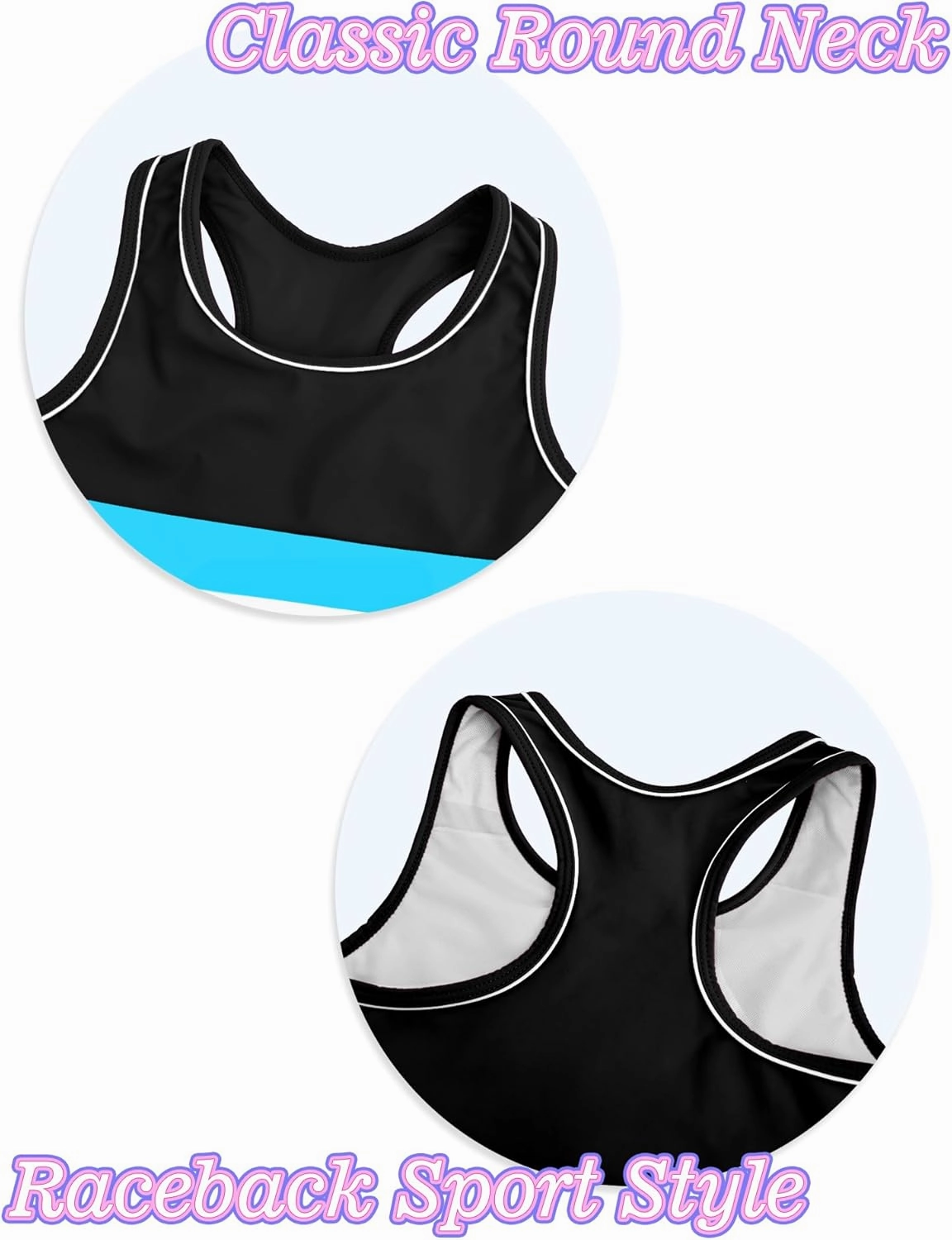Girls Swimsuits 2 Piece Summer Boyshort Bathing Suit Rash Guard Swimwear for Kids Child Beach with Sun Protection