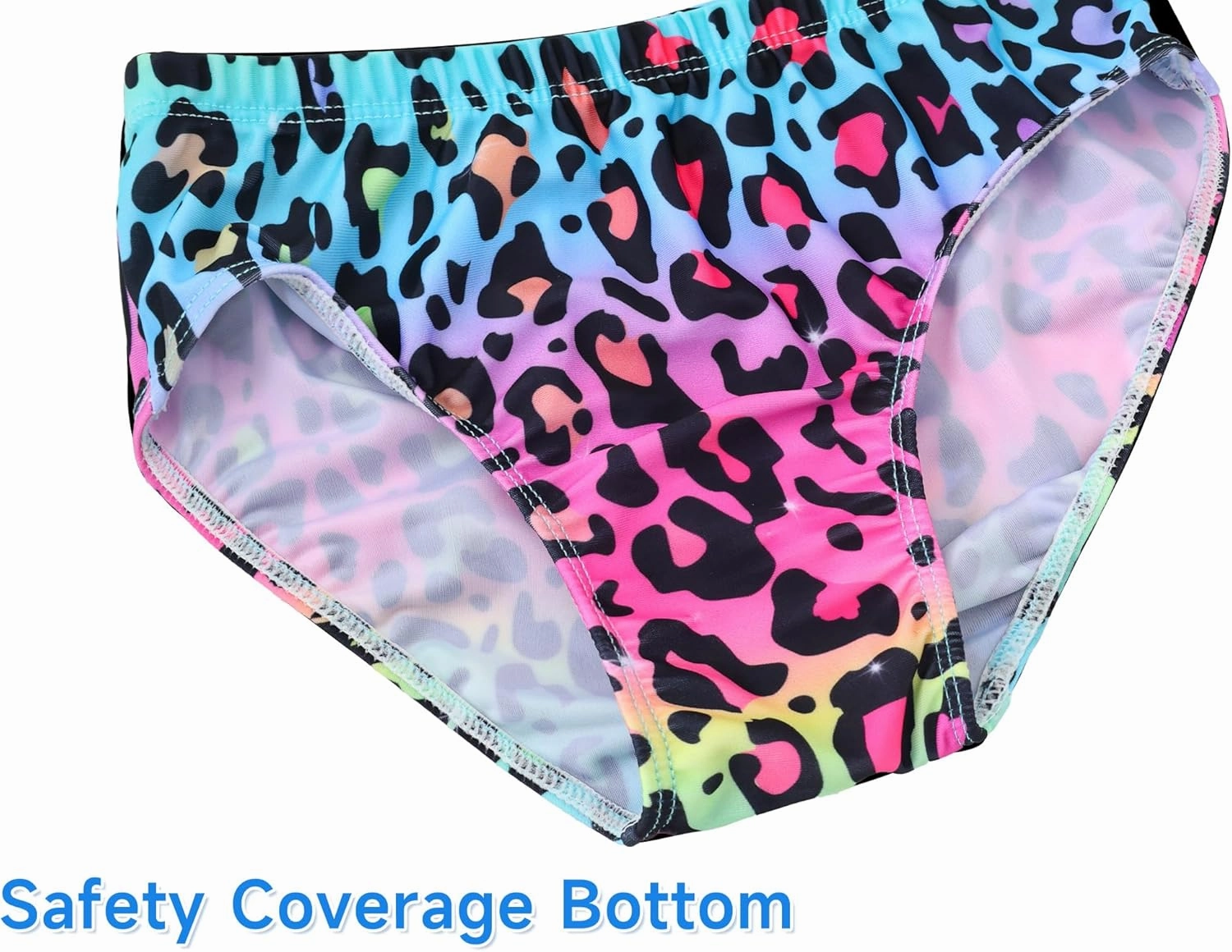 Girls Tankini Swimsuit 2-Piece Ruffle Bathing Suits UPF50  Kids Beach Sport Swimwear Sets