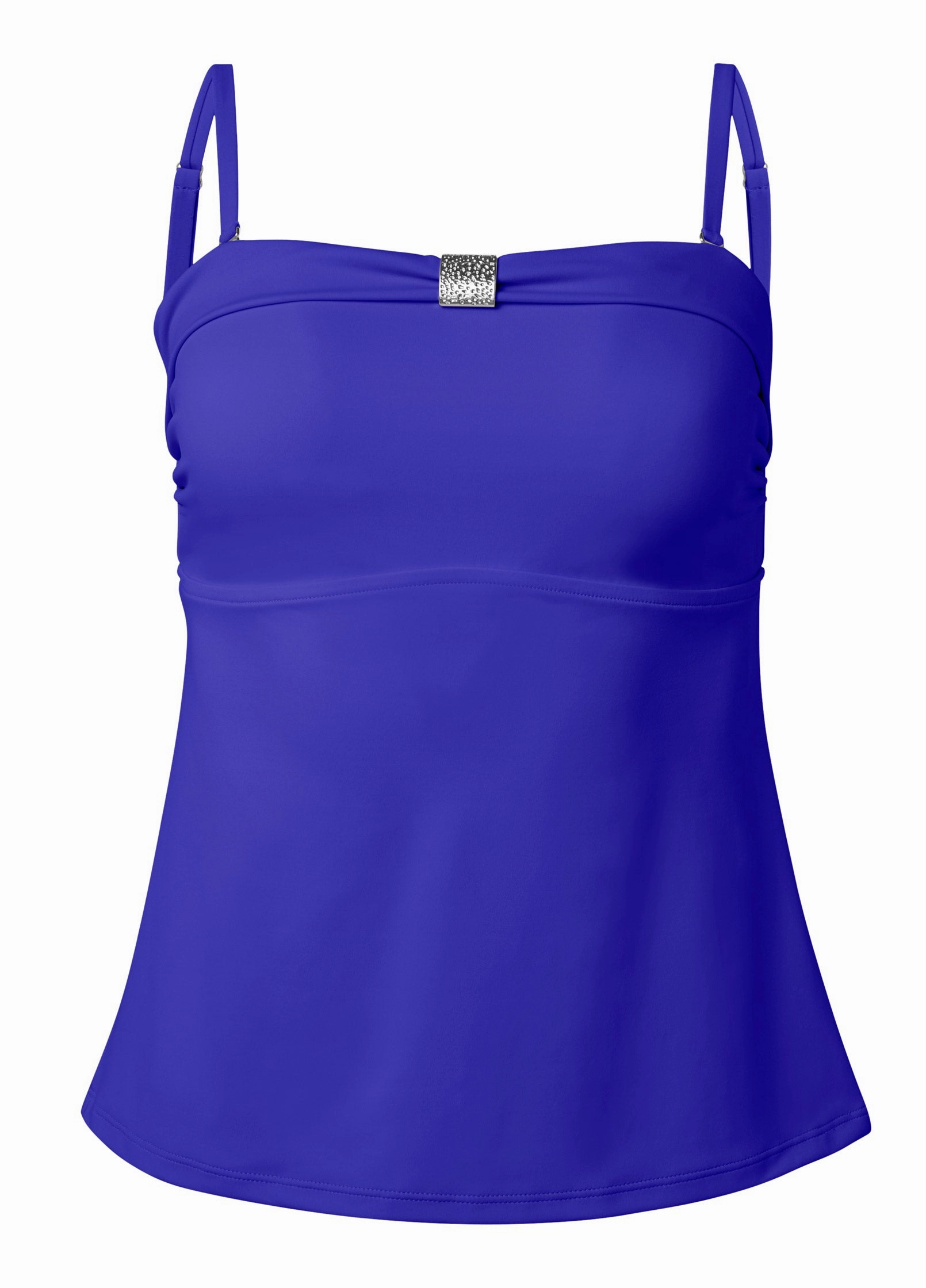 Goddess Bandeau Tankini Top - Cobalt Blue