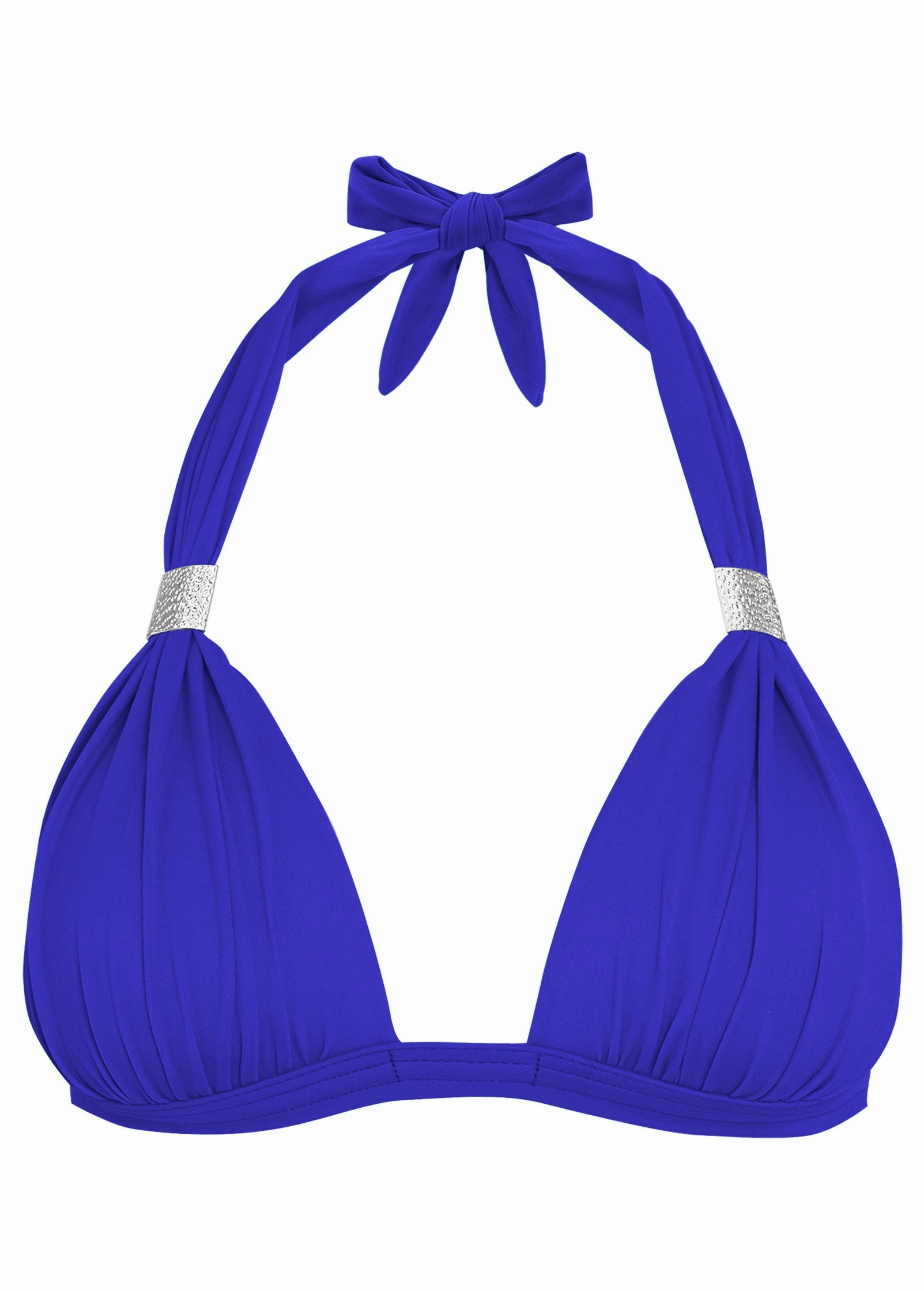 Goddess Push-Up Halter Top  - Cobalt Blue