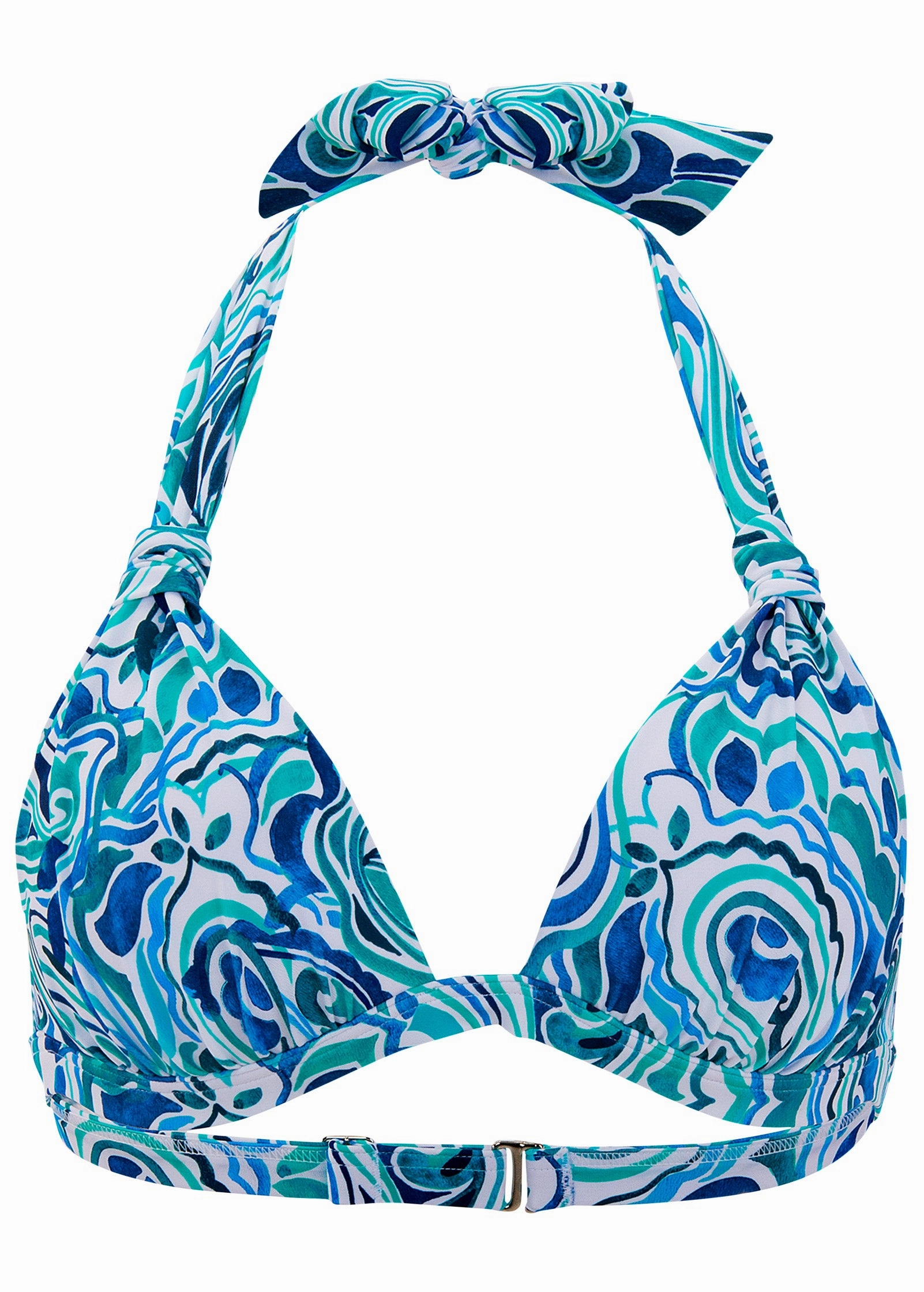 Goddess Push-Up Halter Top - On The Waves