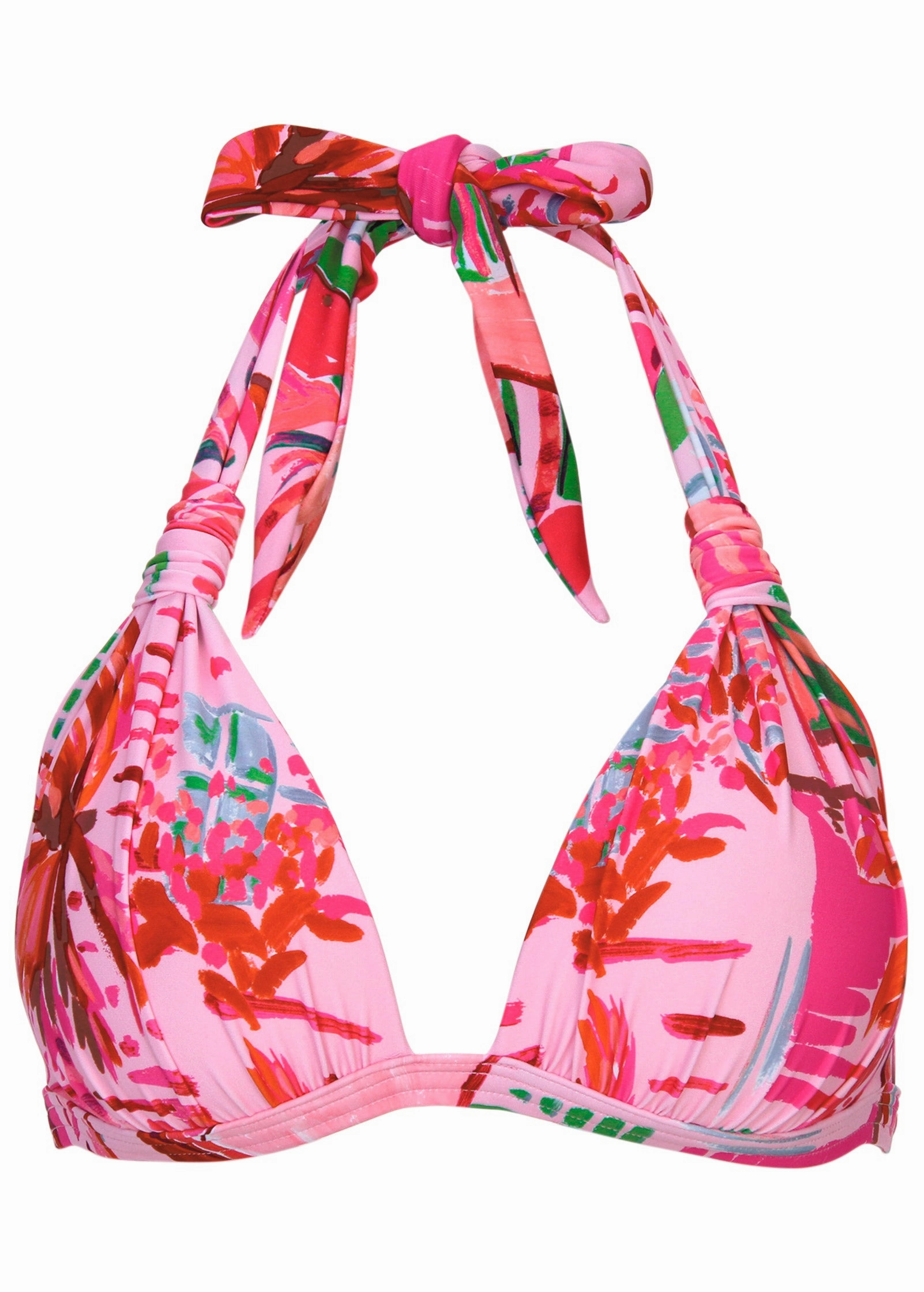 Goddess Push-Up Halter Top - Seaside Escape