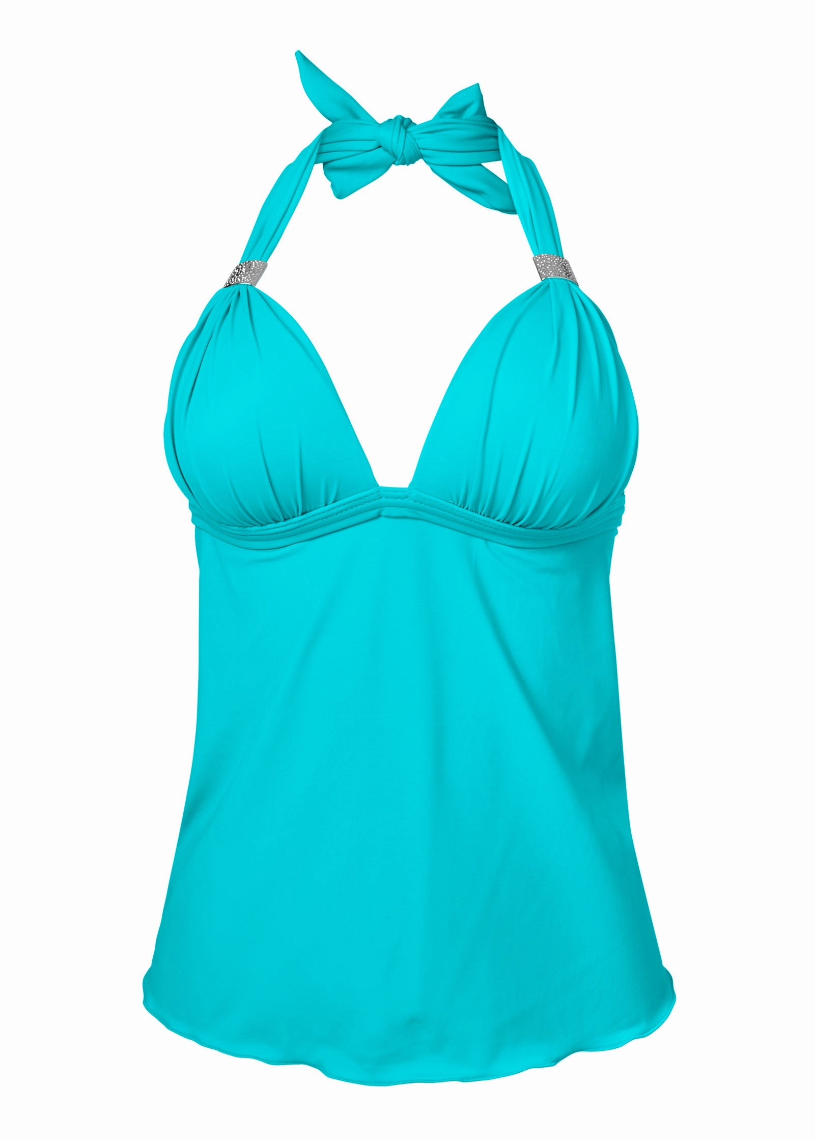 Goddess Push-Up Tankini - Aqua Reef