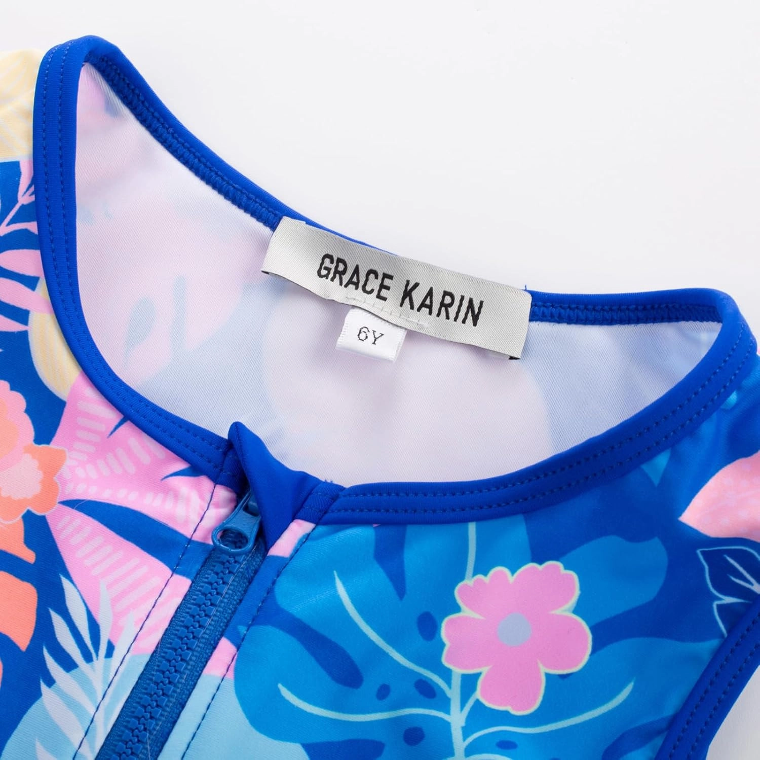 GRACE KARIN Girls Swimsuit 3 Piece Tankini Bathing Suit Set with Shorts Summer Beach Sport Swimwear 5-12Y