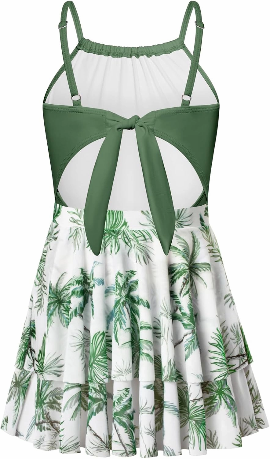GRACE KARIN Girls Swimsuit with Skirt One Piece Bathing Suit Swimwear 6-14Y