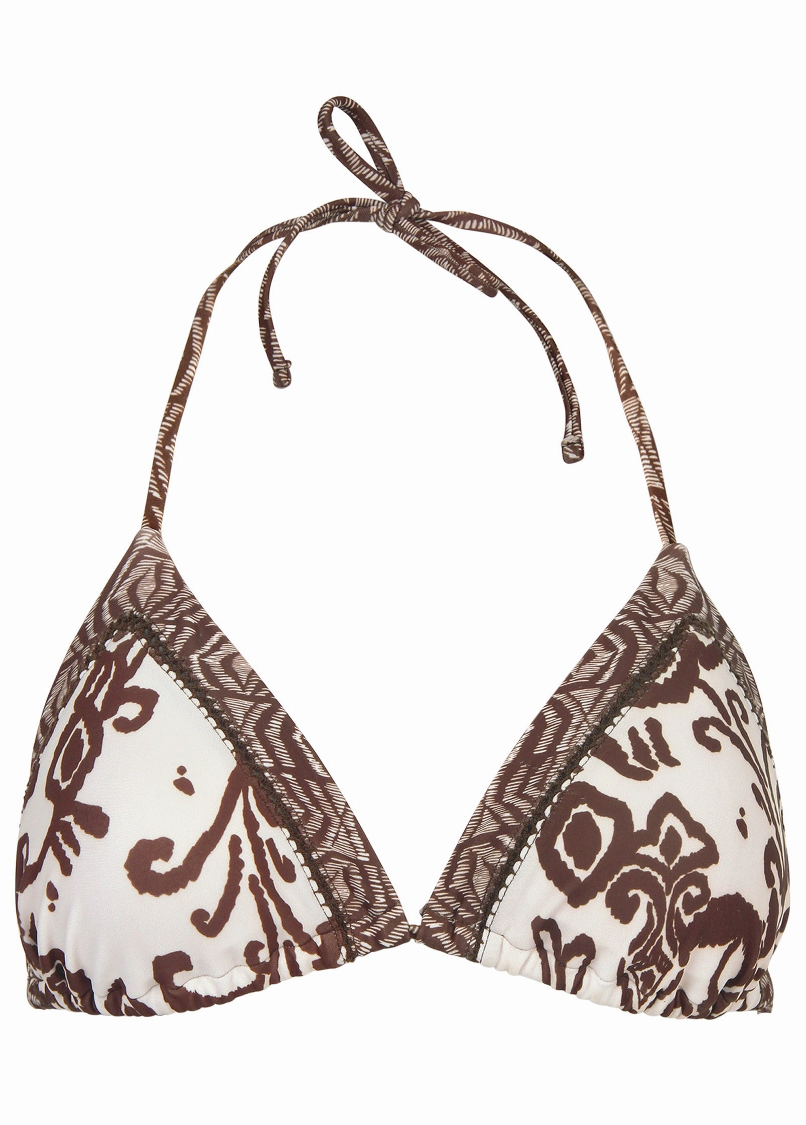 Hamptons Diamond Stitch Triangle Top - Mystic Paisley