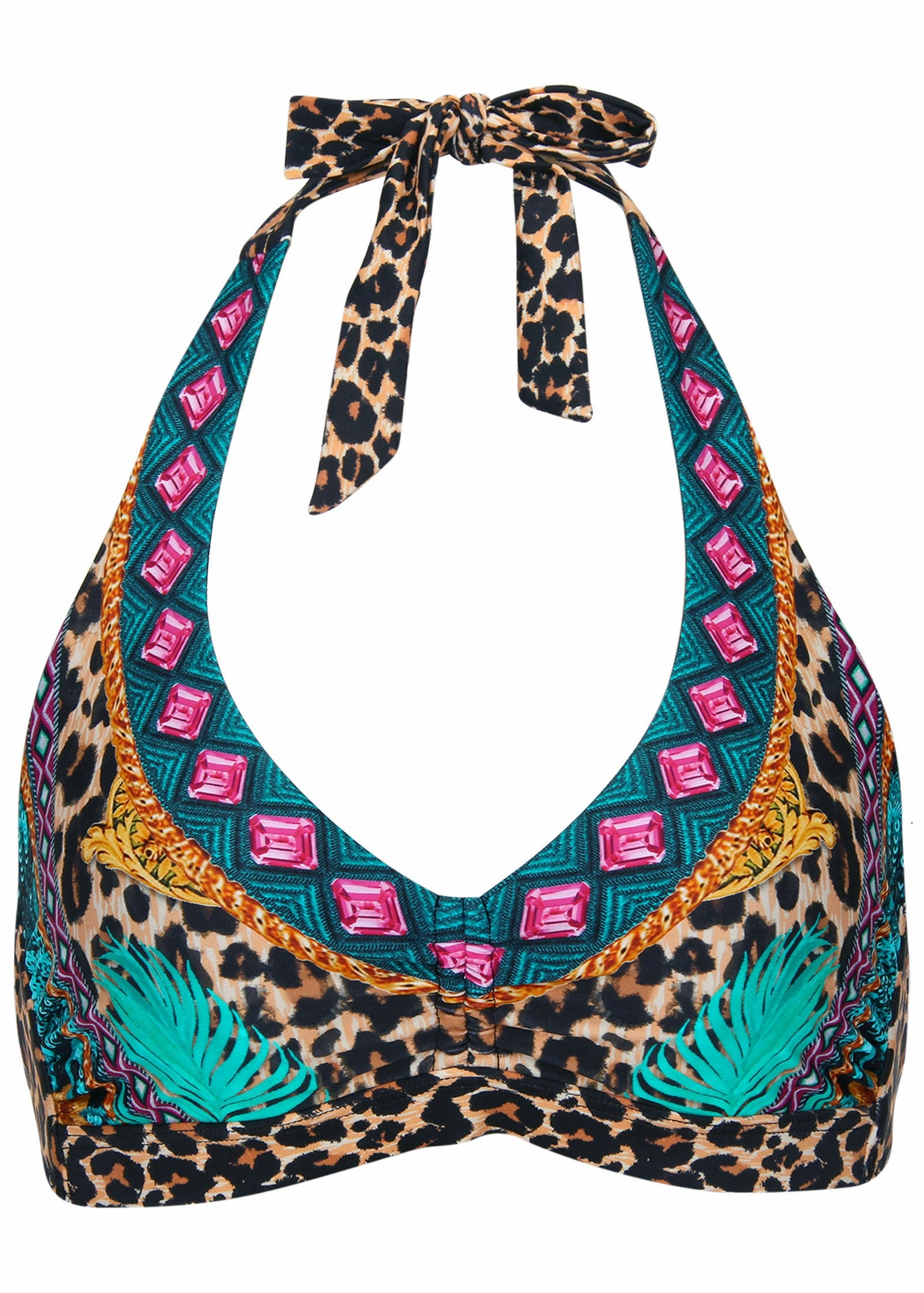 Heavenly Halter Top - Jungle Beauty