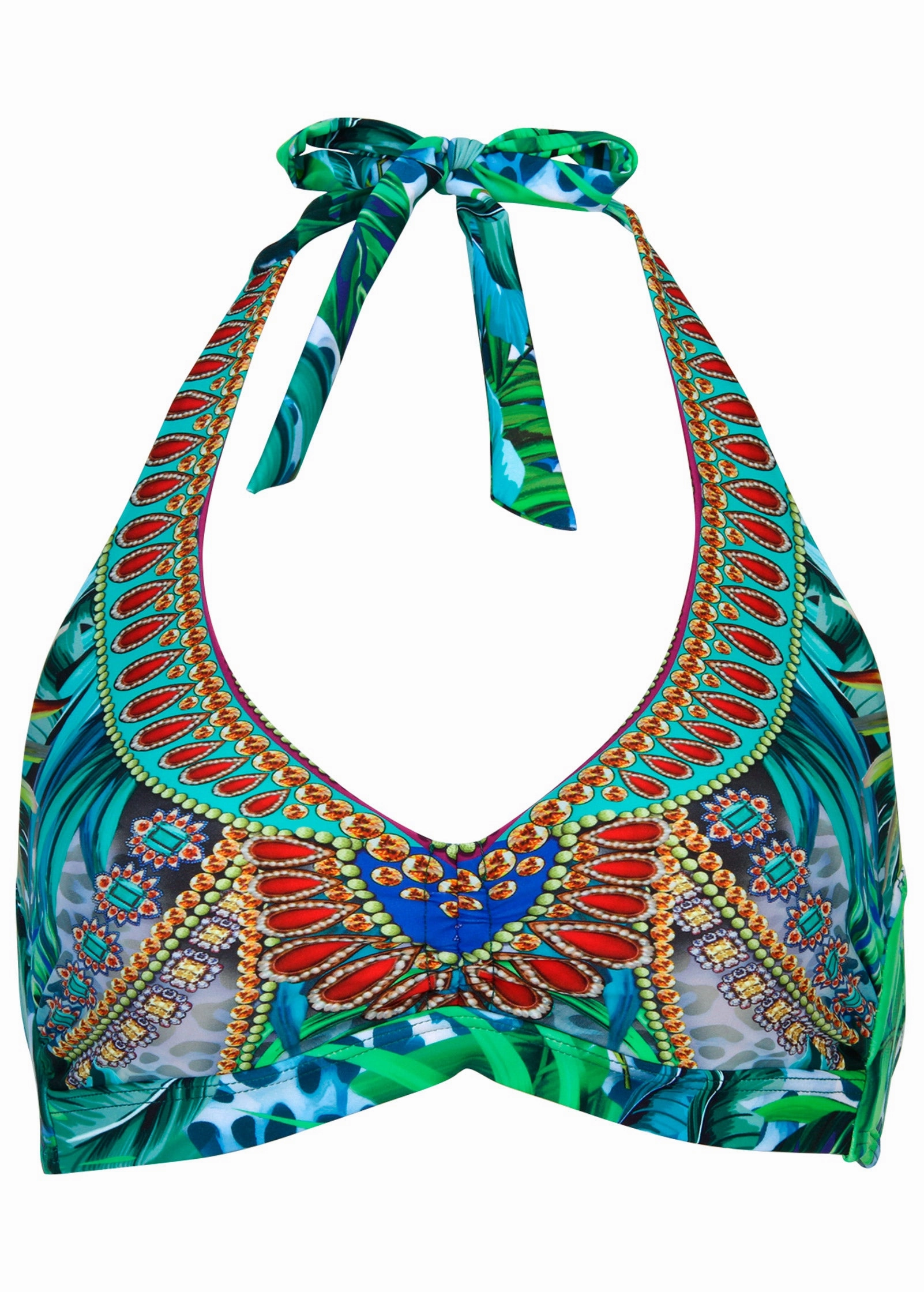 Heavenly Halter Top - Leopard Rainforest