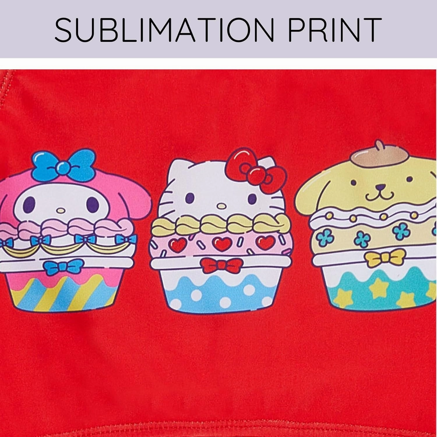 Hello Kitty Rainbow Girls UPF 50  One Piece Bathing Suit Little Kid to Big Kid Sizes (4-14-16)