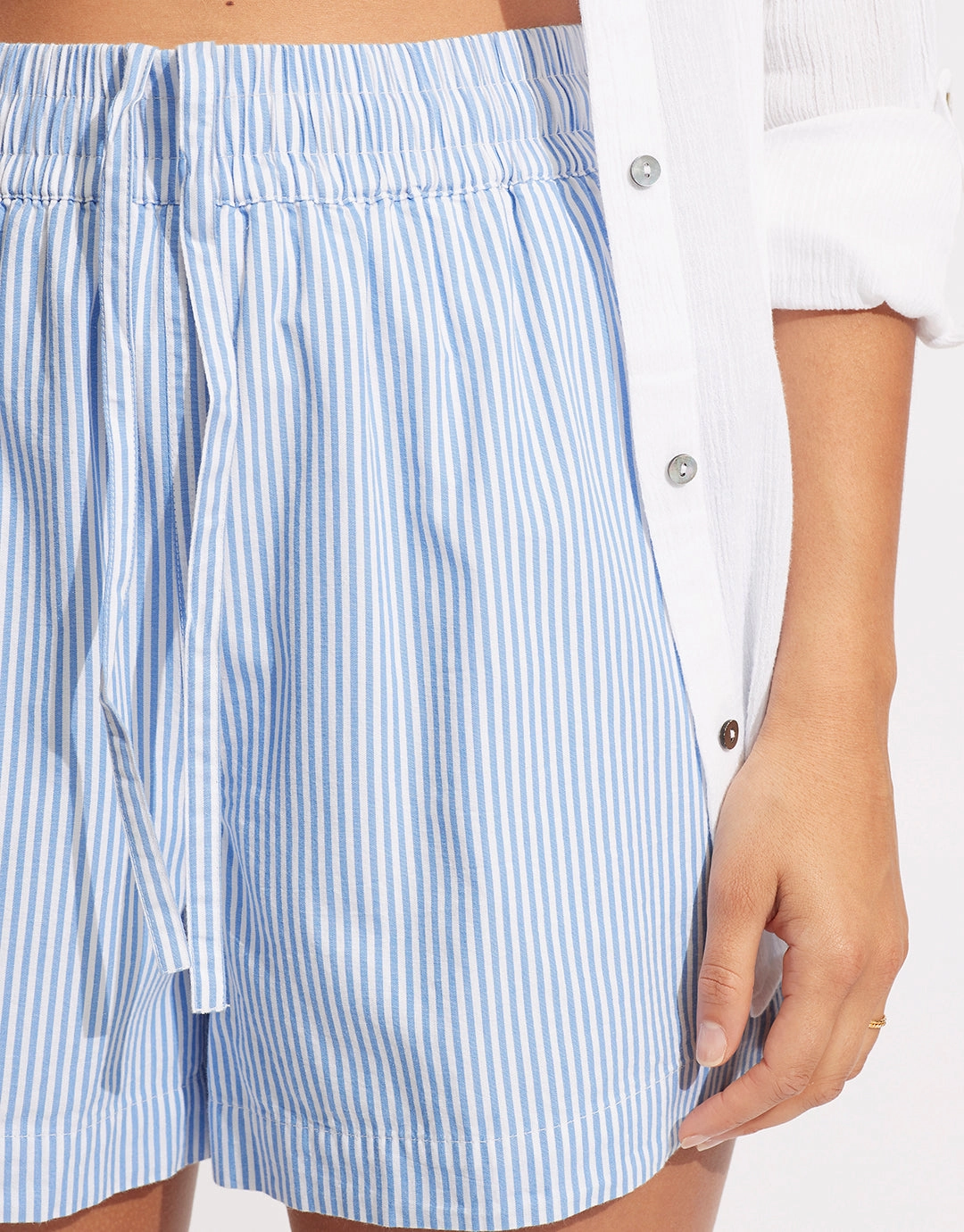 Henley Stripe Short