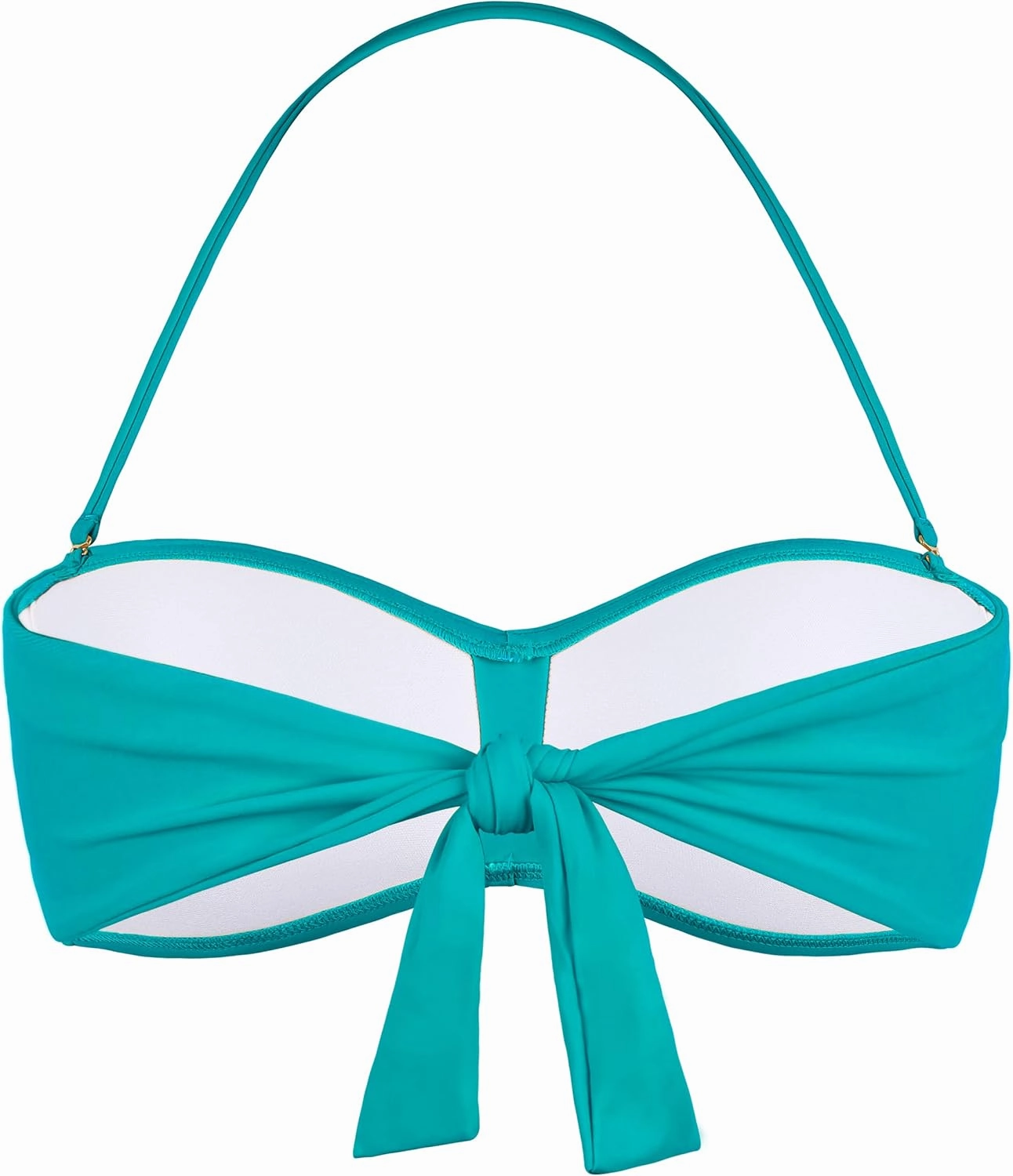 Hilor Women's Strapless Bandeau Bikini Top Halter Swimsuits Twist Push Up Bathing Suits Swim Tops