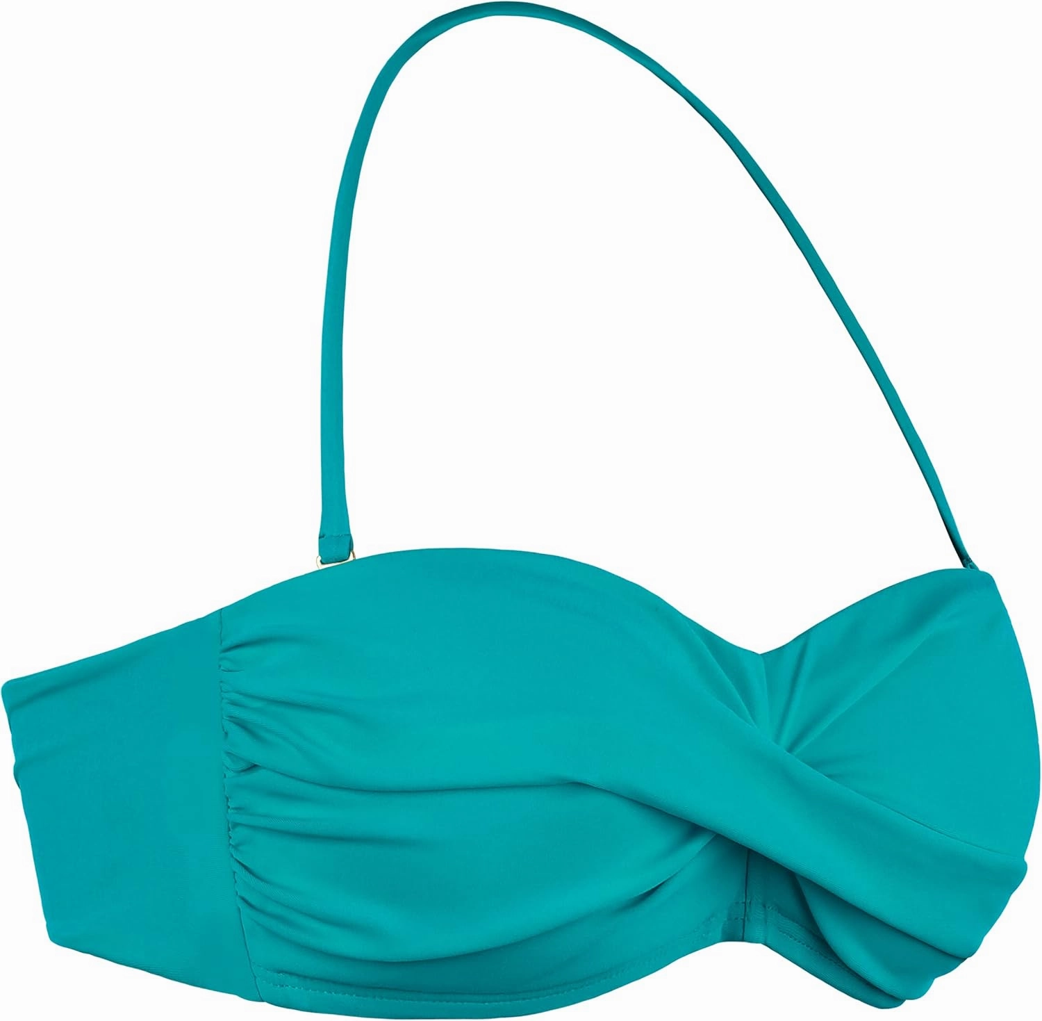 Hilor Women's Strapless Bandeau Bikini Top Halter Swimsuits Twist Push Up Bathing Suits Swim Tops