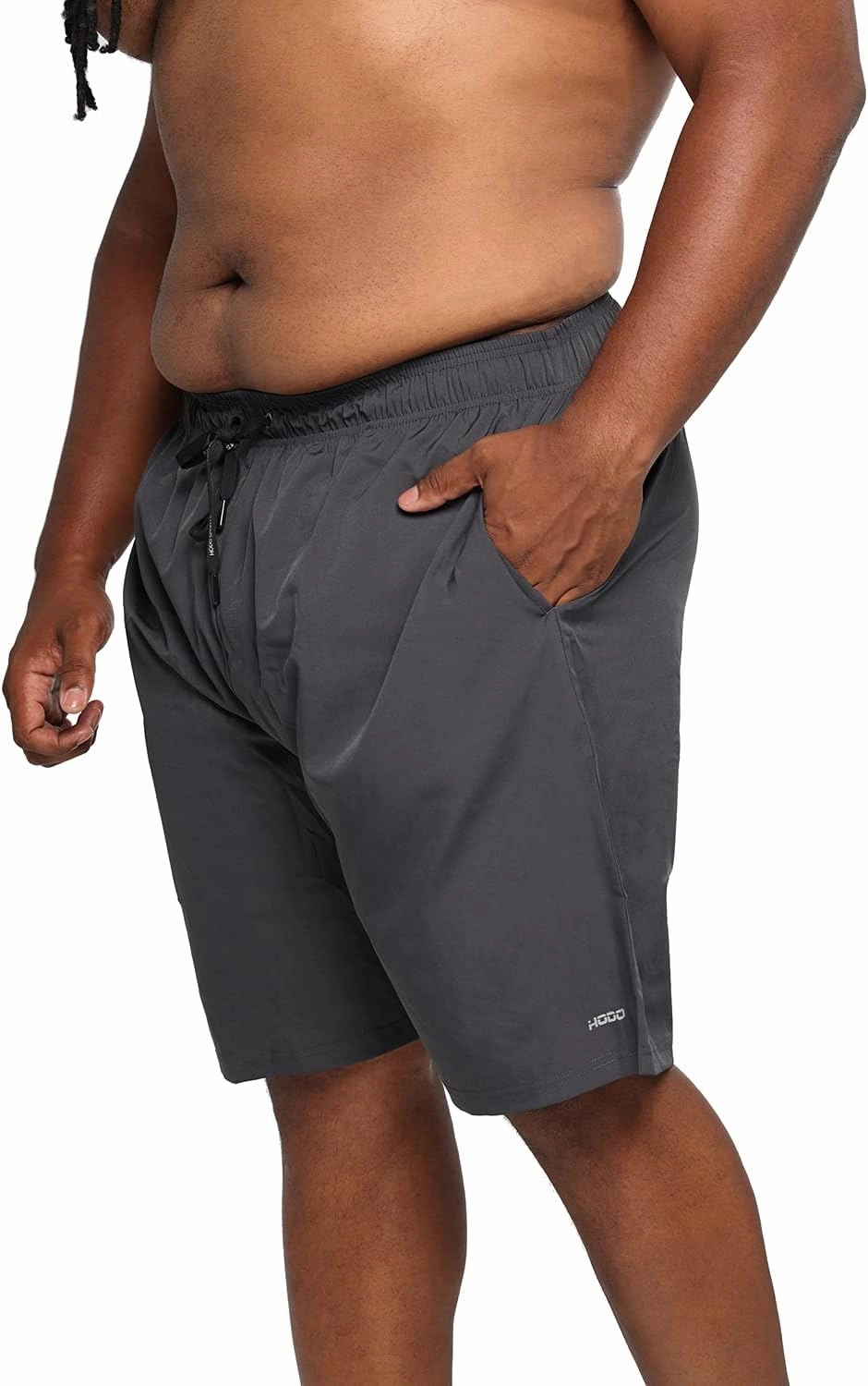 HOdo Mens Big and Tall Swim Trunks 11 inch with Mesh Liner 2X-7X