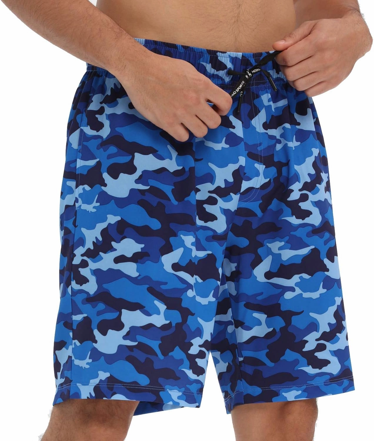 HOdo Mens Swim Trunks 9" Quick Dry Swim Shorts Bathing Suit